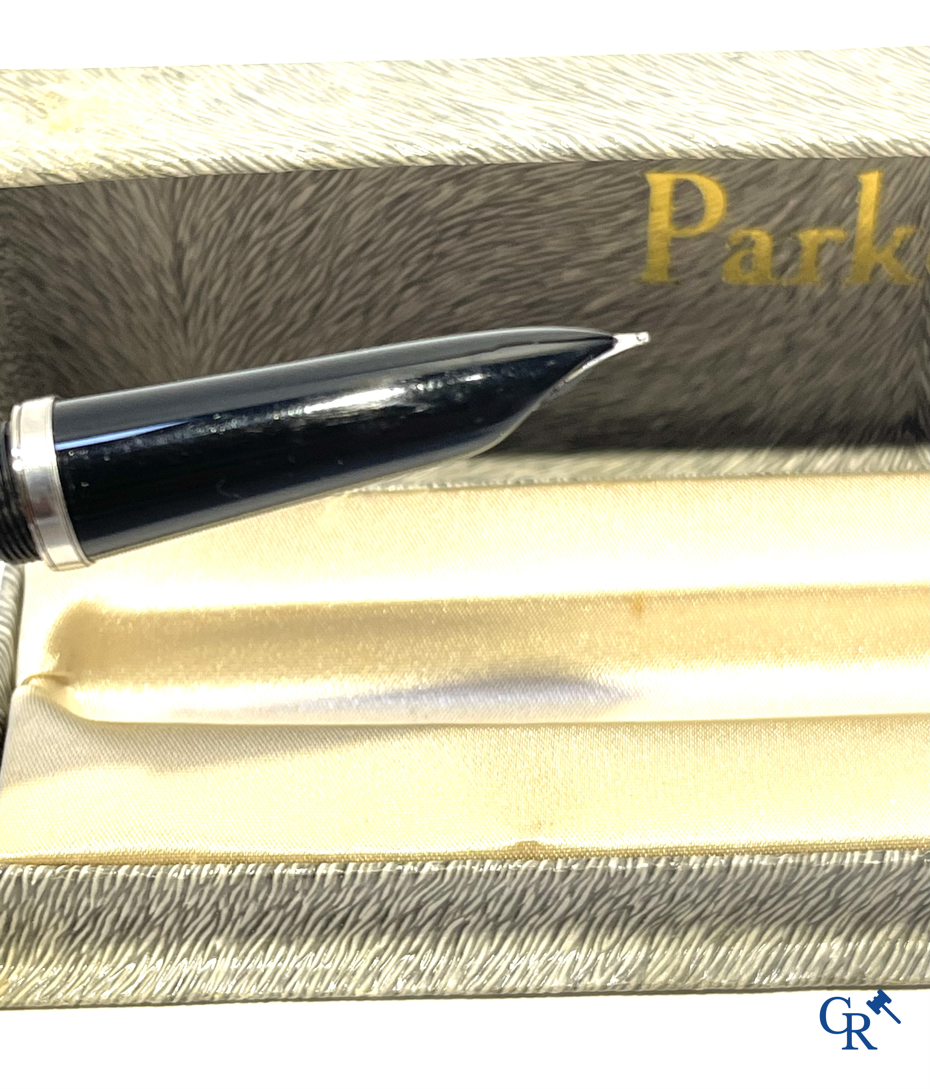 Parker. Vulpen Parker in originele doos. Made in USA, 12 k gold, nieuwstaat met originele doos.