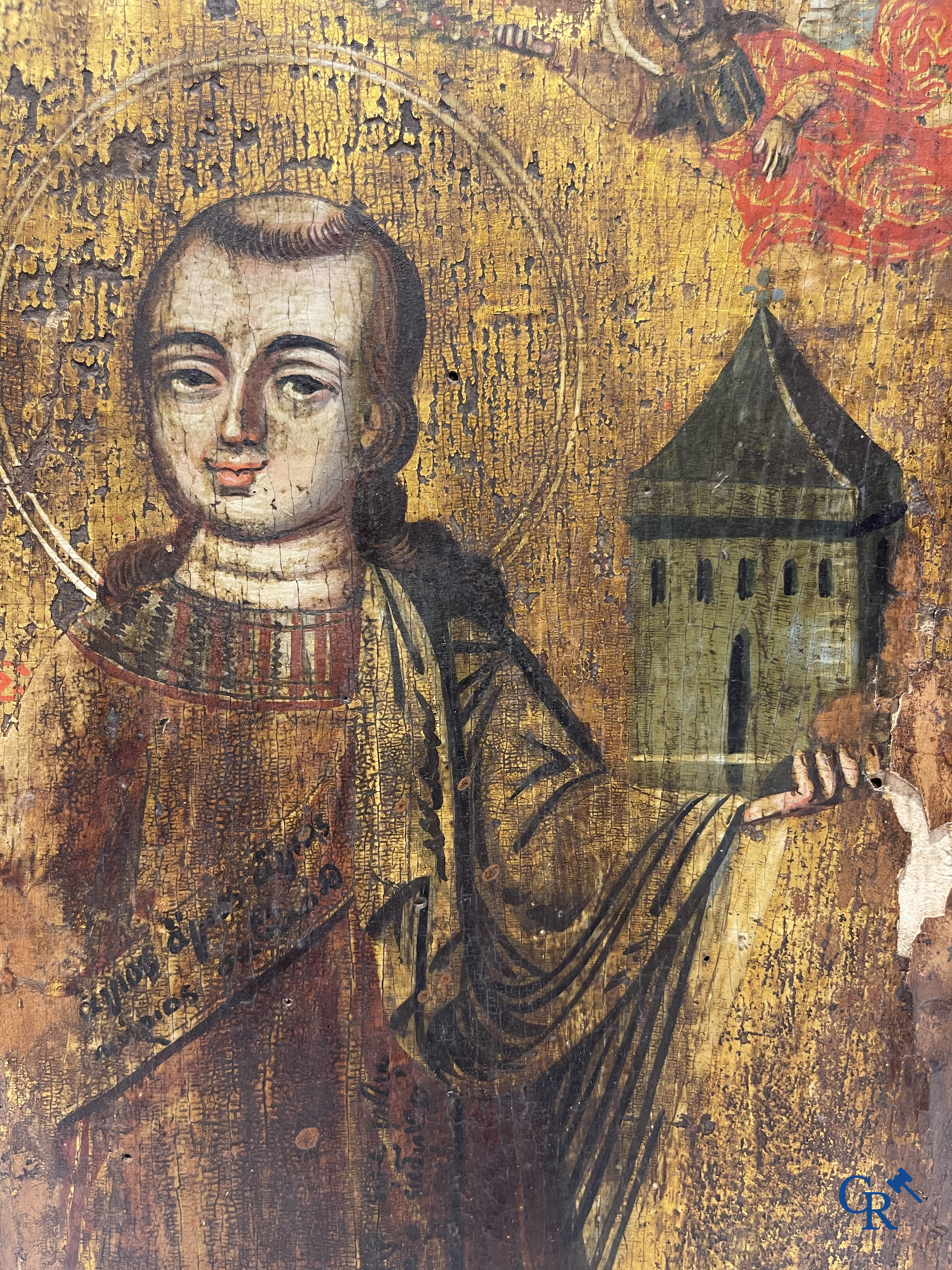 Icoon. Oost Europa. Tempera op paneel. 18e eeuw.