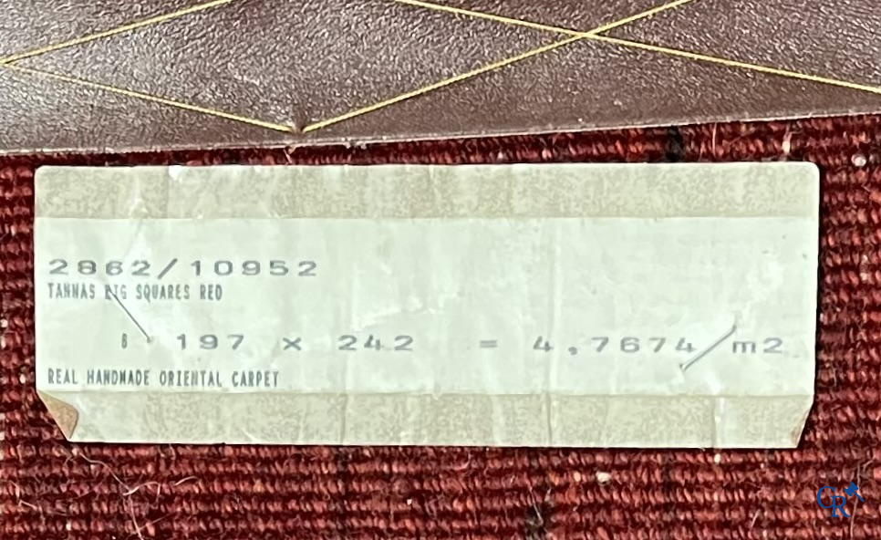 Modern tapijt, Tannas big squares red.