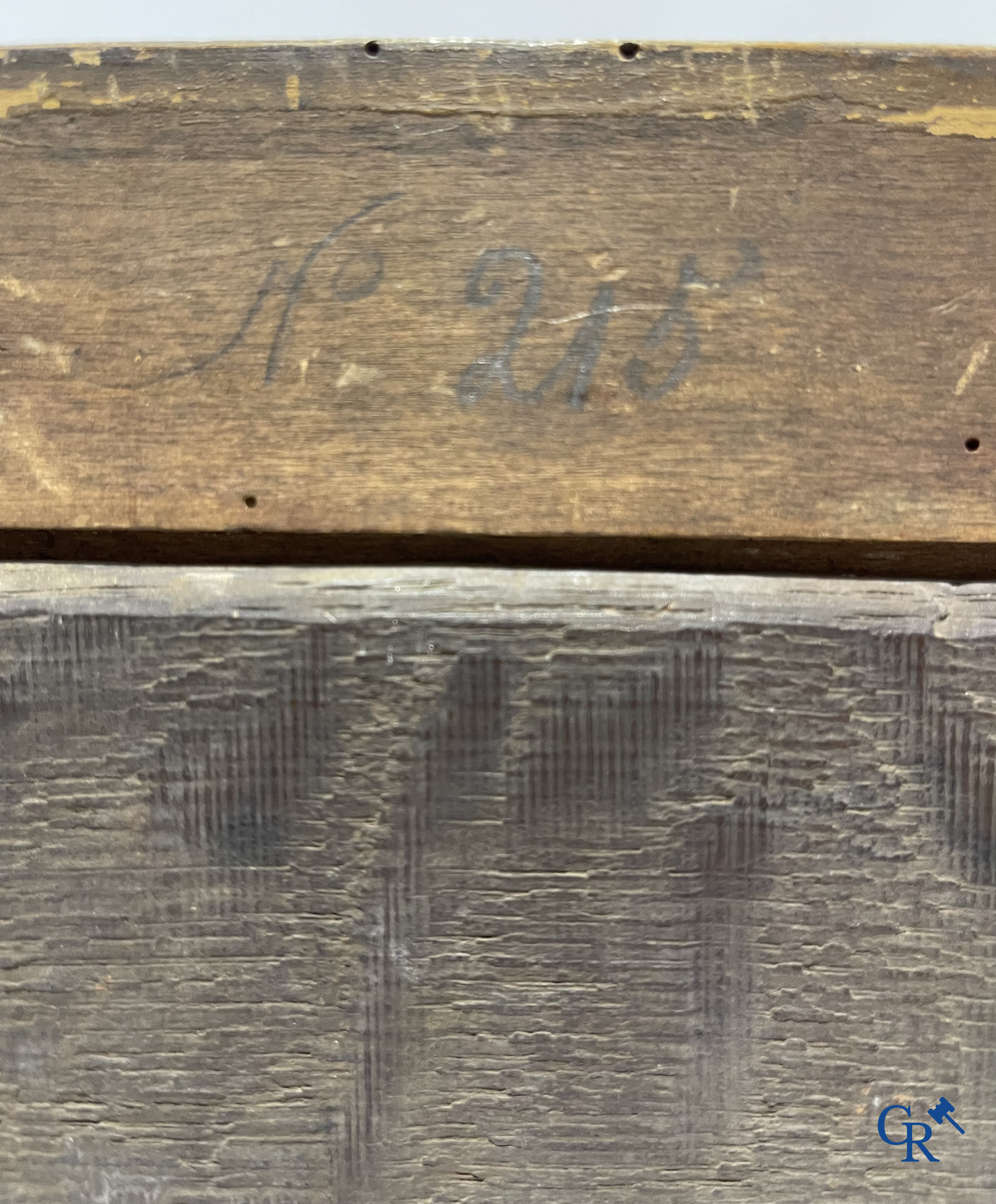 Schilderij, Oriëntaalse voorstelling. Olie op paneel. Onleesbaar gesigneerd en gedateerd 1846.