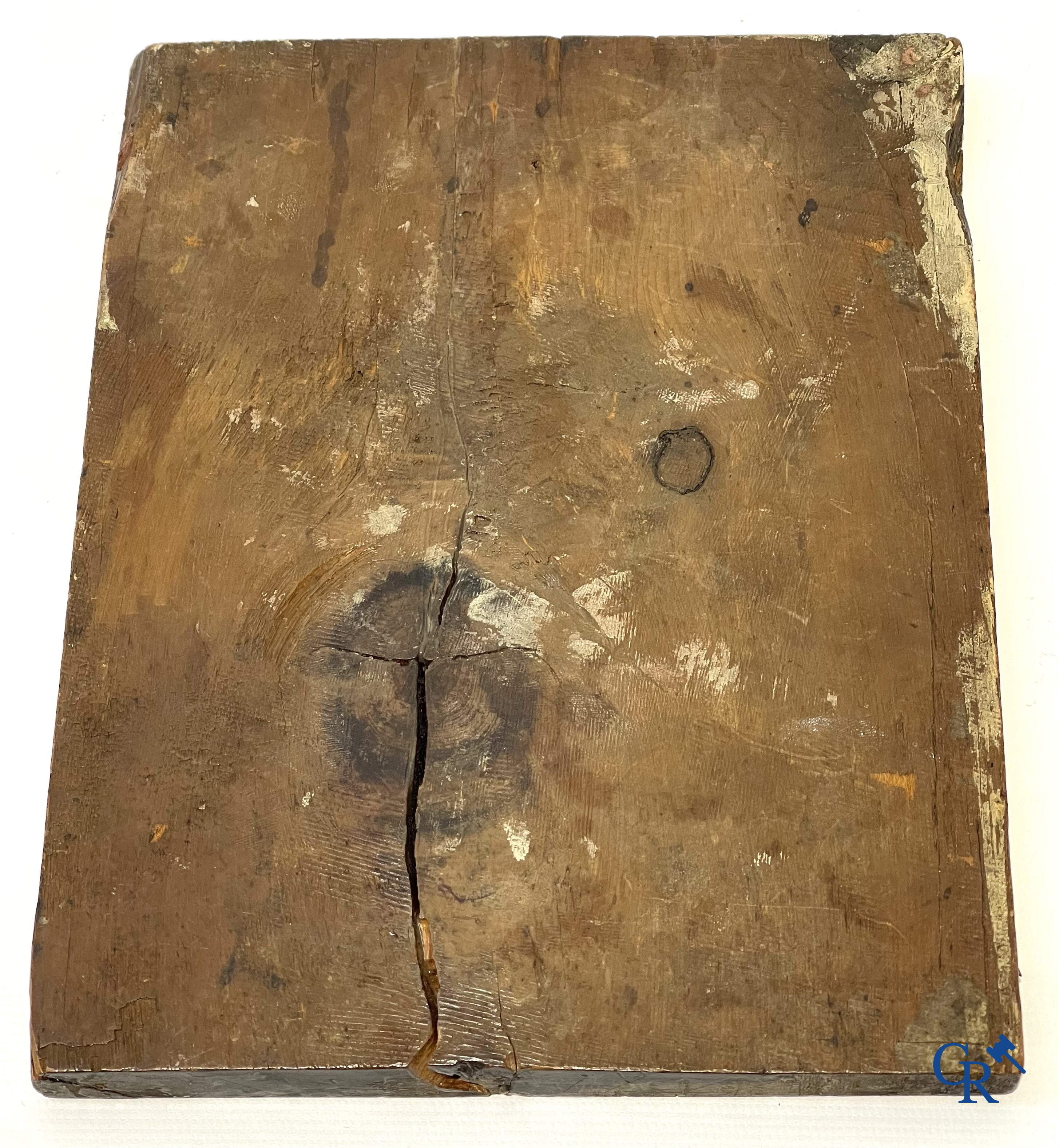 Russisch werk. 2 iconen met zilver oklad. Kleinste icoon gedateerd 1823 en zilvergehalte 875°/00, 84 zolotniks.