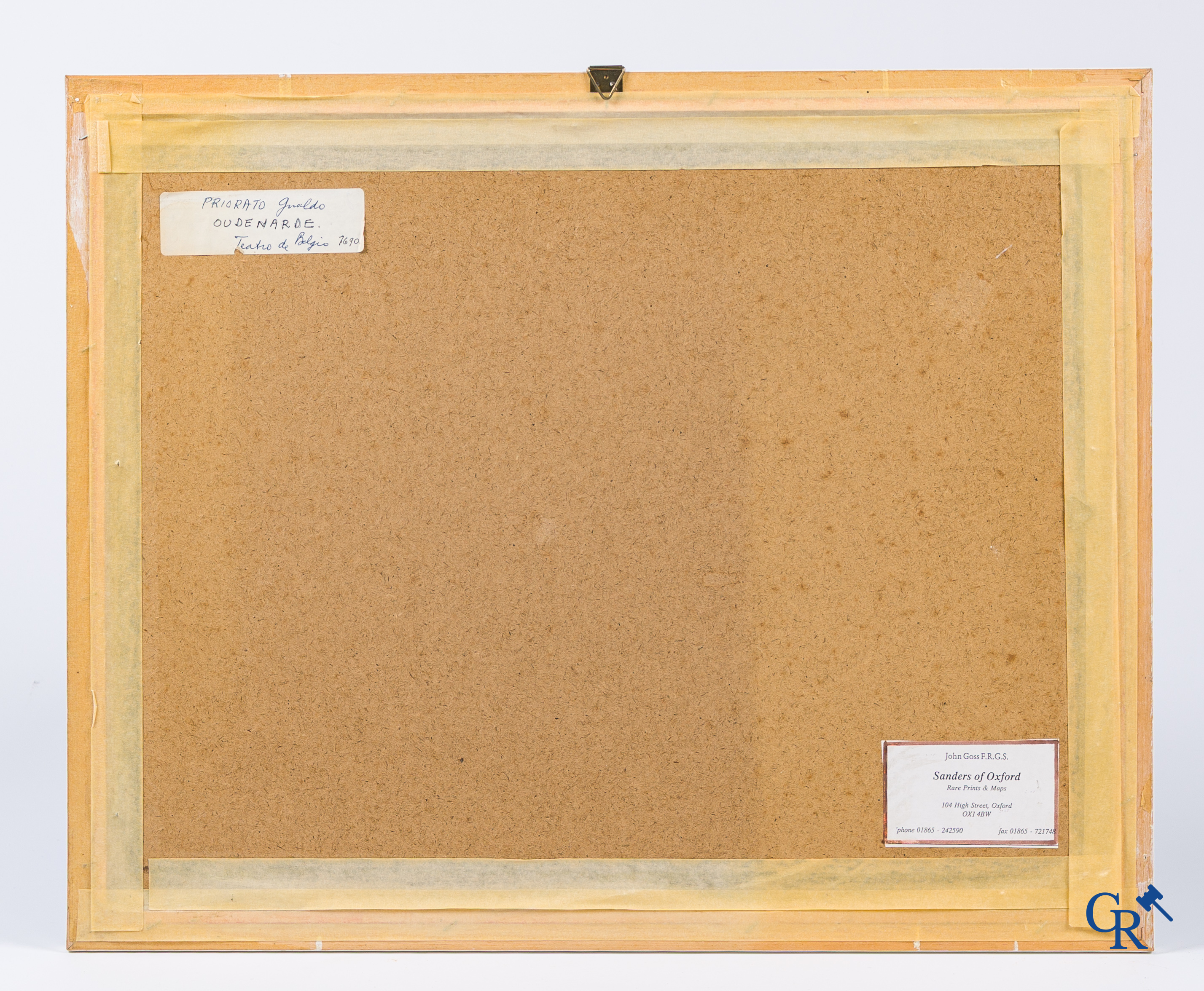 Oudenaarde, 7 antieke kaarten, waaronder strijdplannen, stads- en omwallingsplannen enz. 17e-18e eeuw.