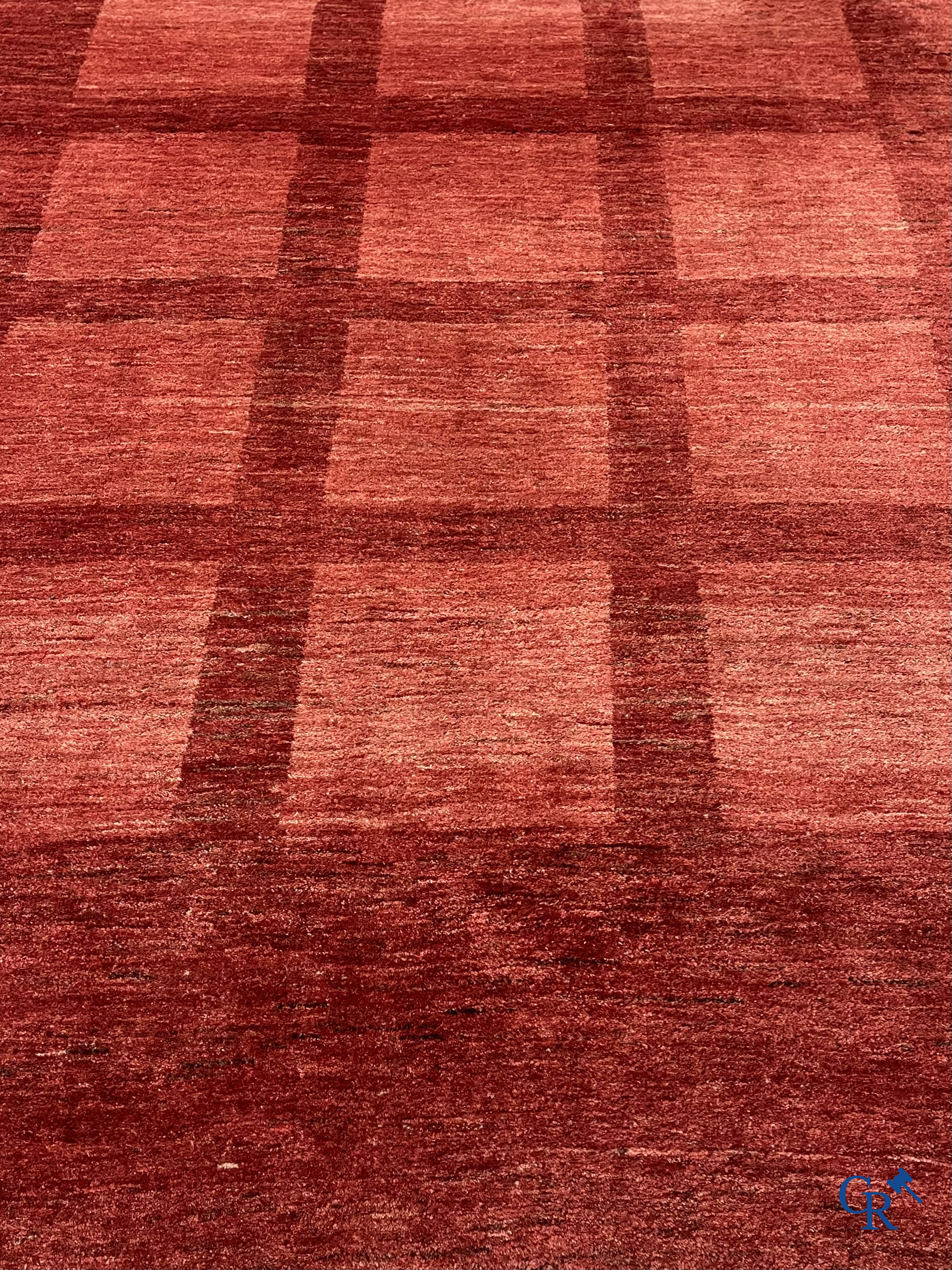 Modern tapijt, Tannas big squares red.