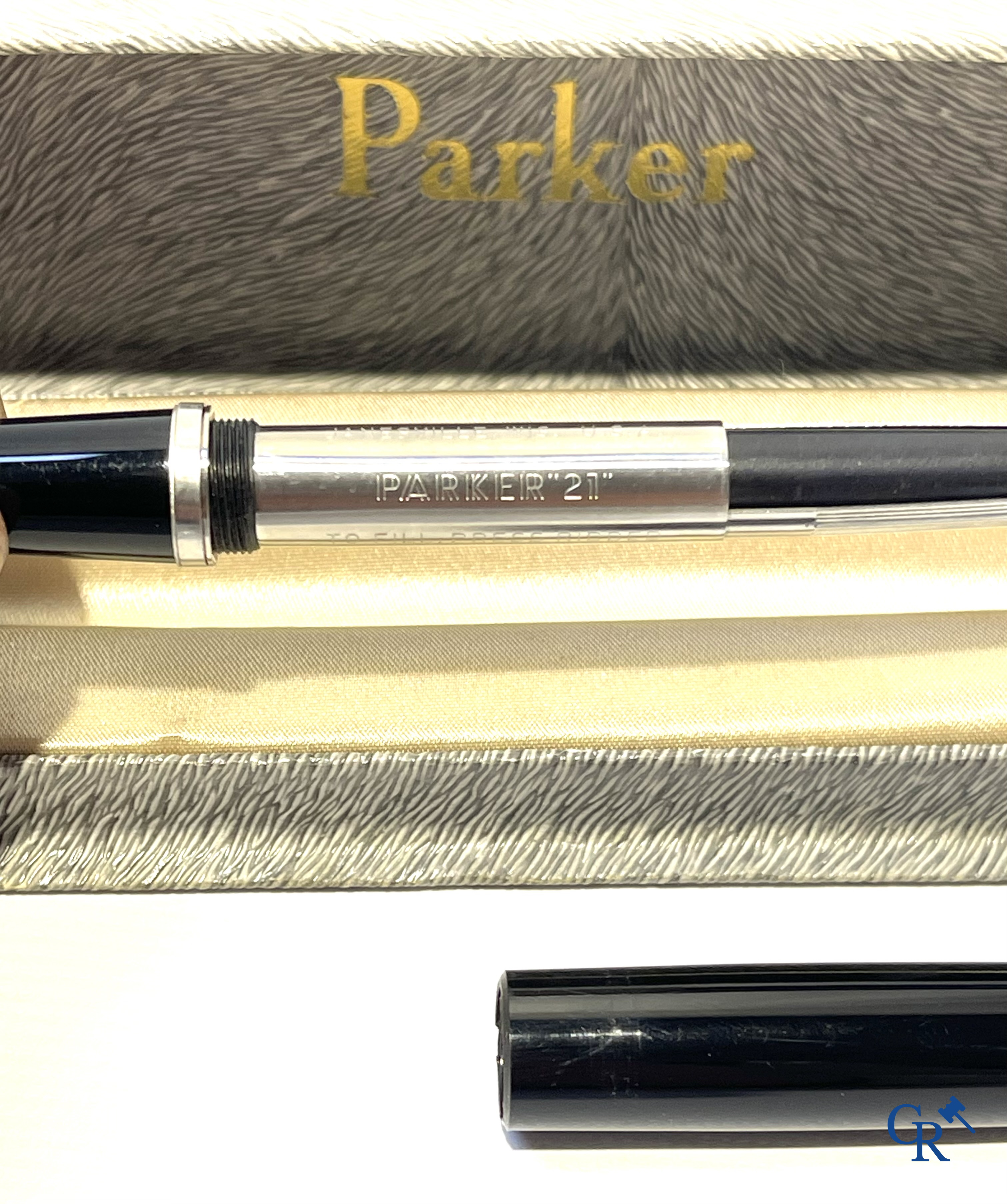Parker. Vulpen Parker in originele doos. Made in USA, 12 k gold, nieuwstaat met originele doos.