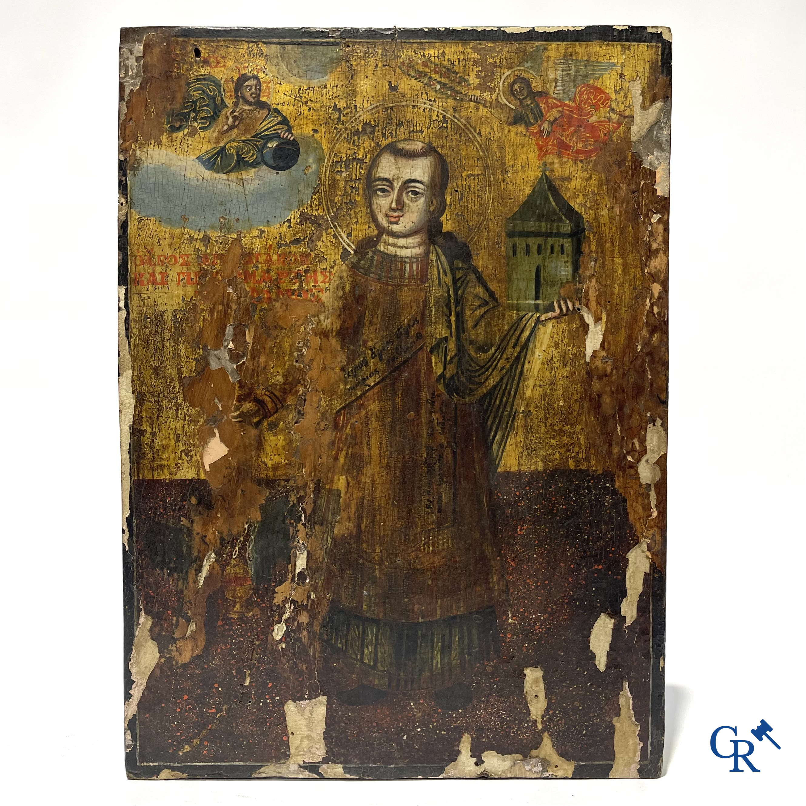 Icoon. Oost Europa. Tempera op paneel. 18e eeuw.