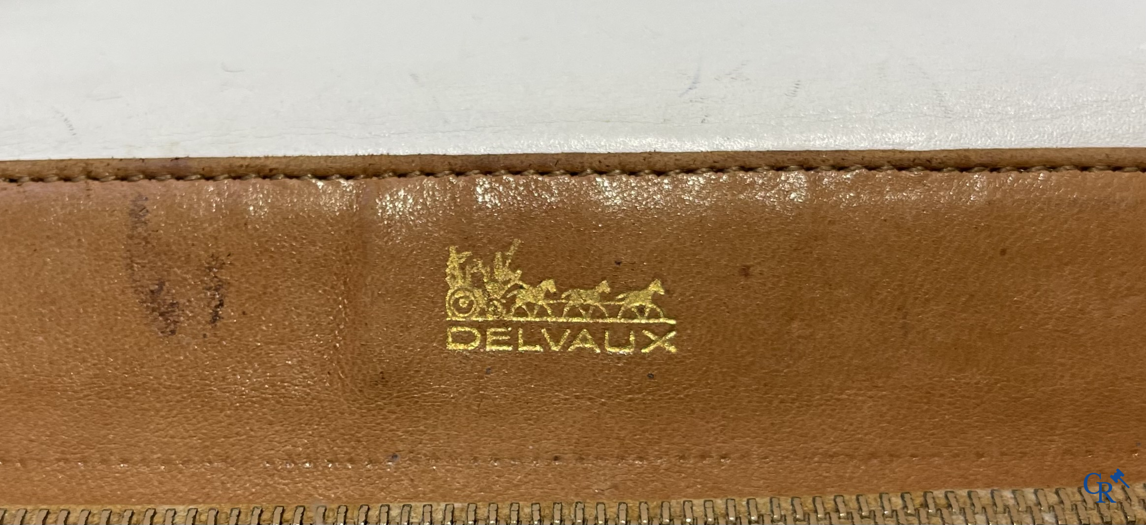 Delvaux. Een wit lederen handtas Delvaux brillant.