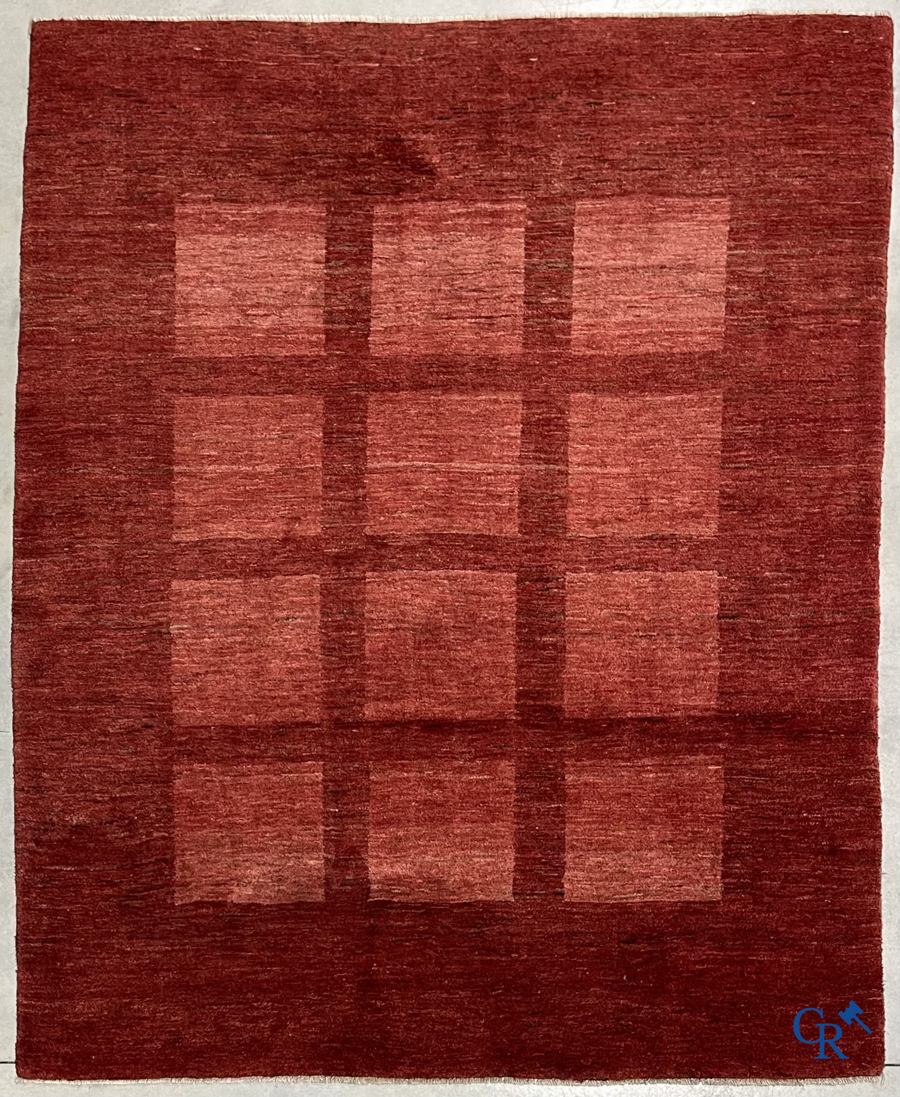Modern tapijt, Tannas big squares red.