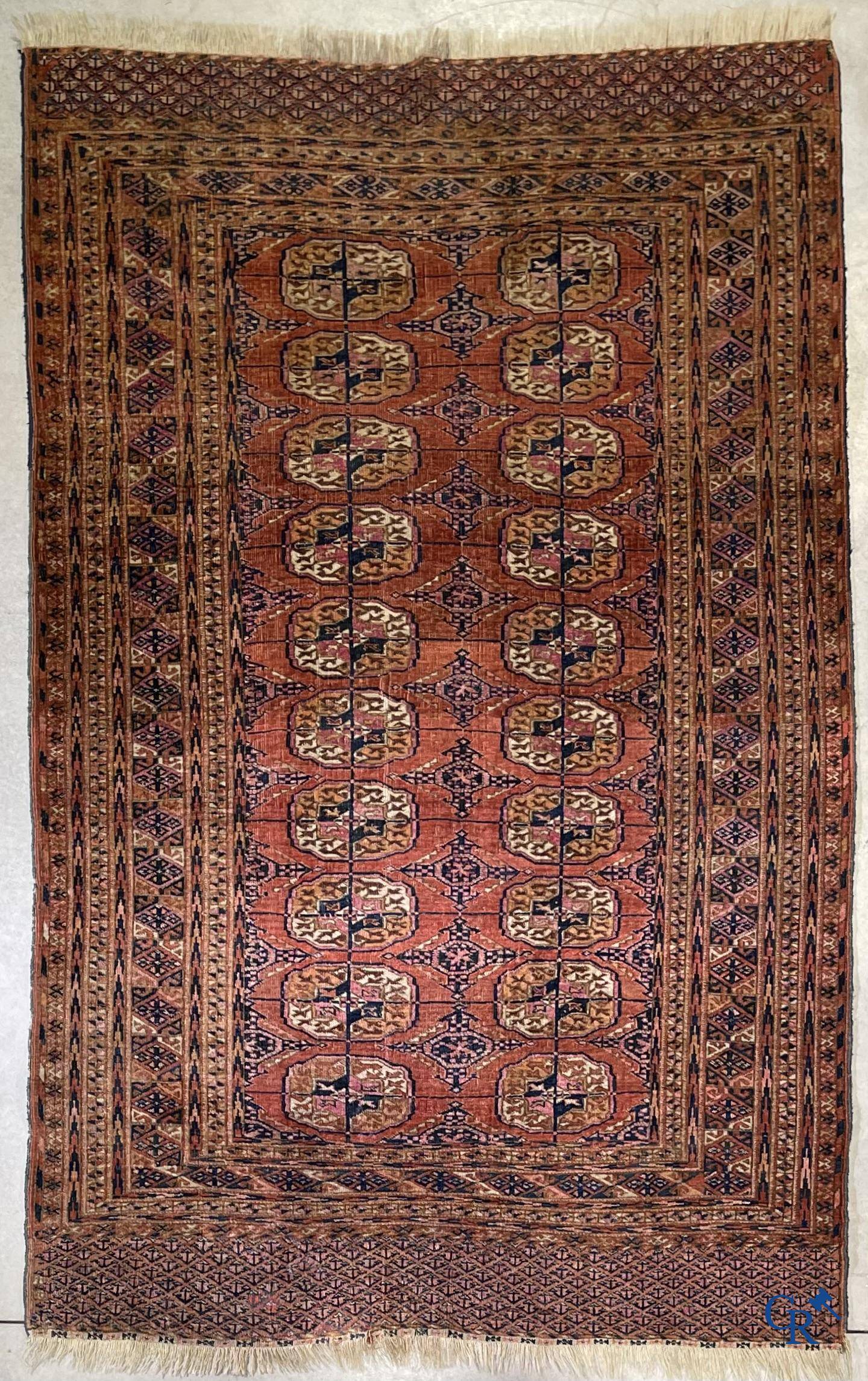 Oriental carpets, an antique oriental carpet.