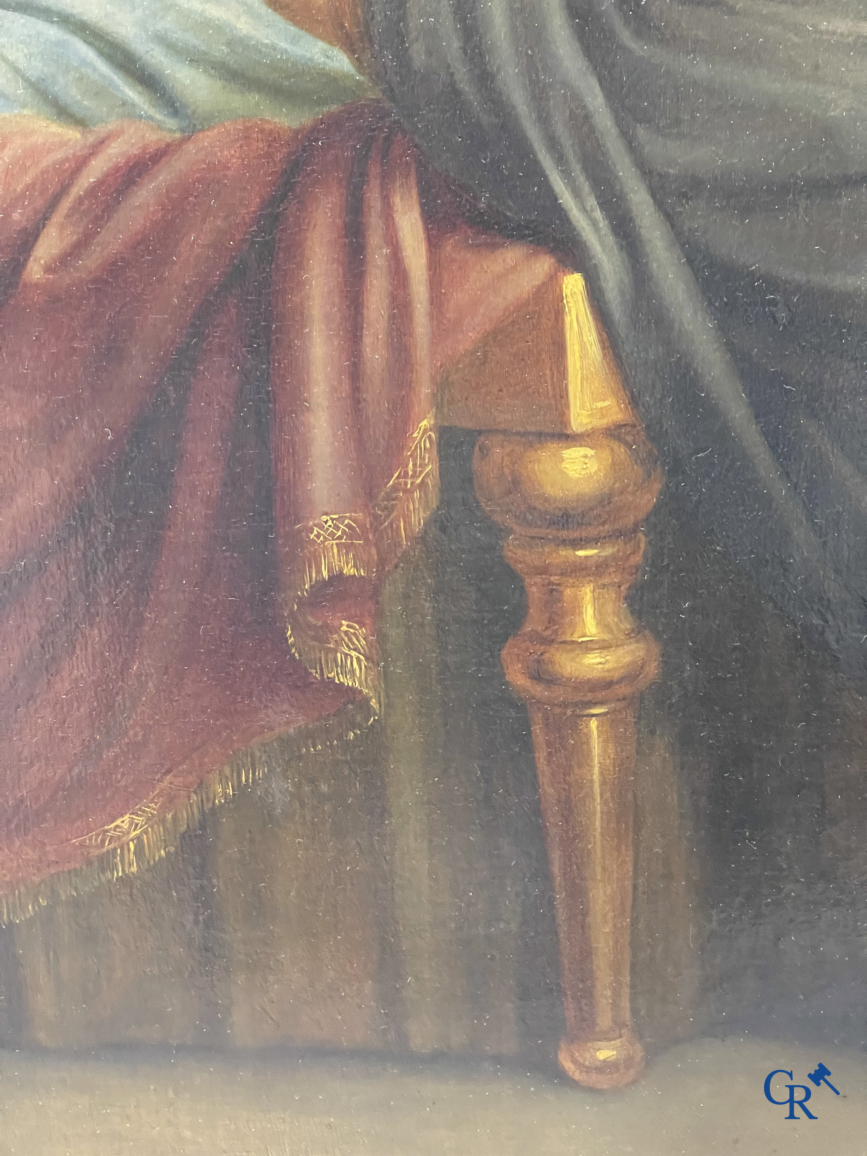 Andries Cornelis Lens (1739-1822) Olie op doek. Schilderij in de typische neoklassieke stijl.