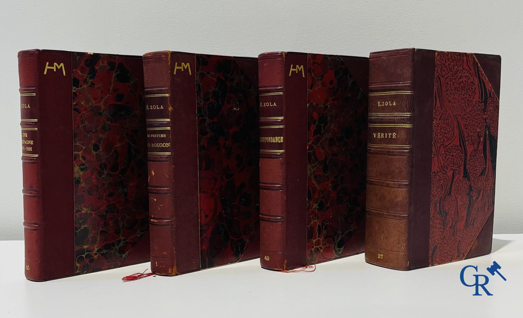 Books: Emile Zola, collection of works edition, Eugène Fasquelle. 47 volumes.