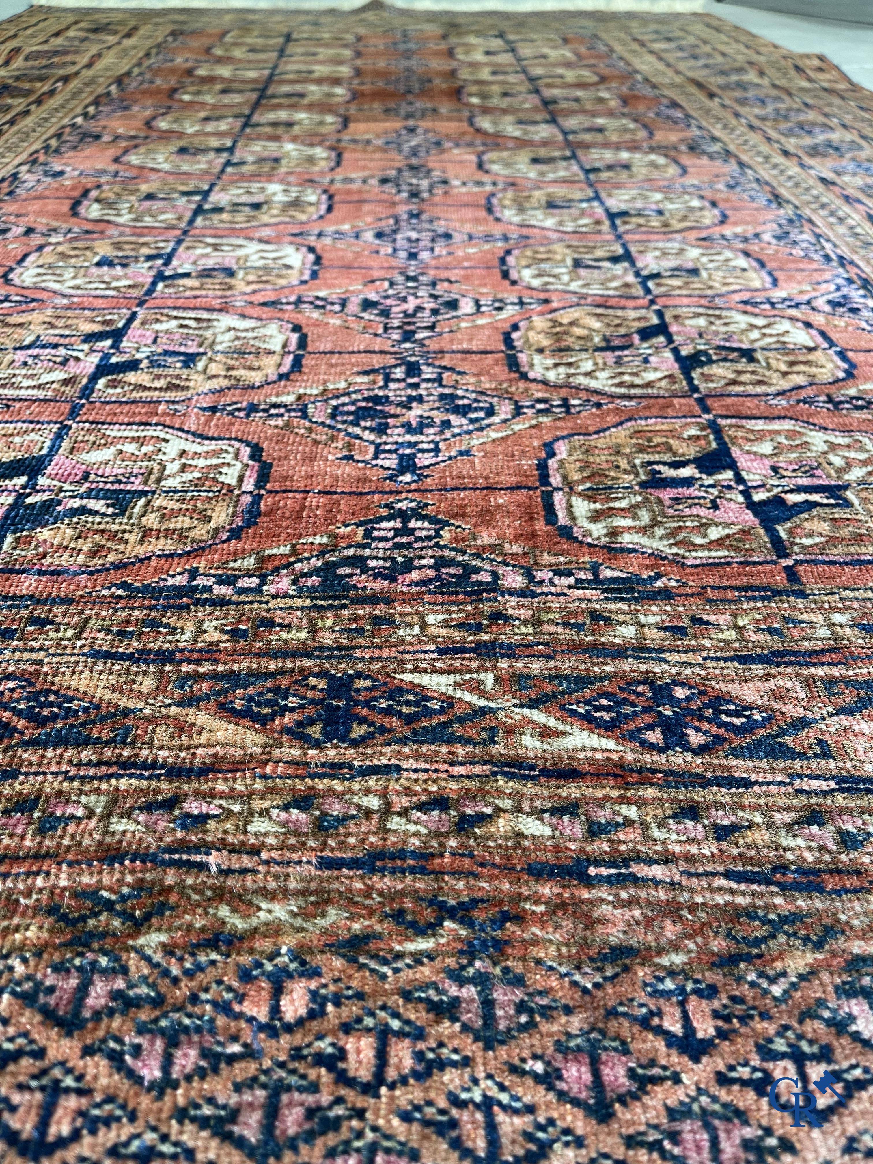 Oriental carpets, an antique oriental carpet.