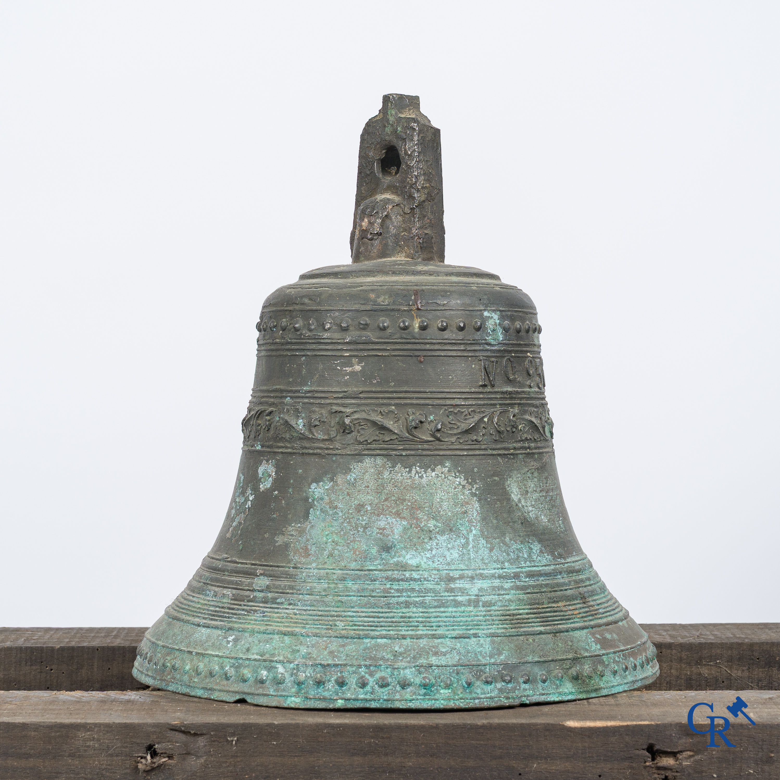 Religious objects. Bronze church bell. Fonderie de J. Goussel à Metz. Dated 1860.