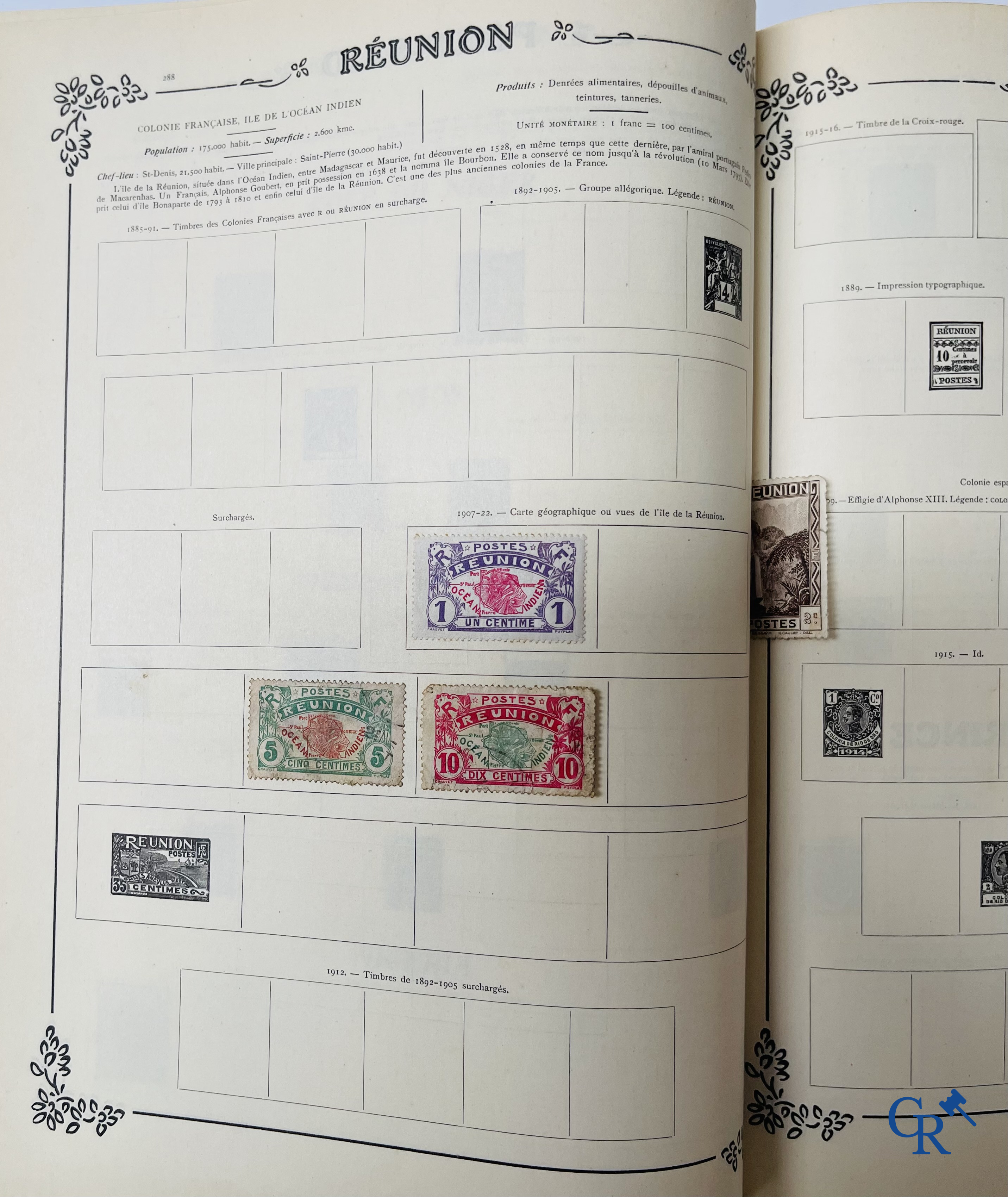 Philately. Yvert & Tellier. Album Historique & Géographique de Timbres-Poste des cinq Parties du Monde. 9ème Edition.