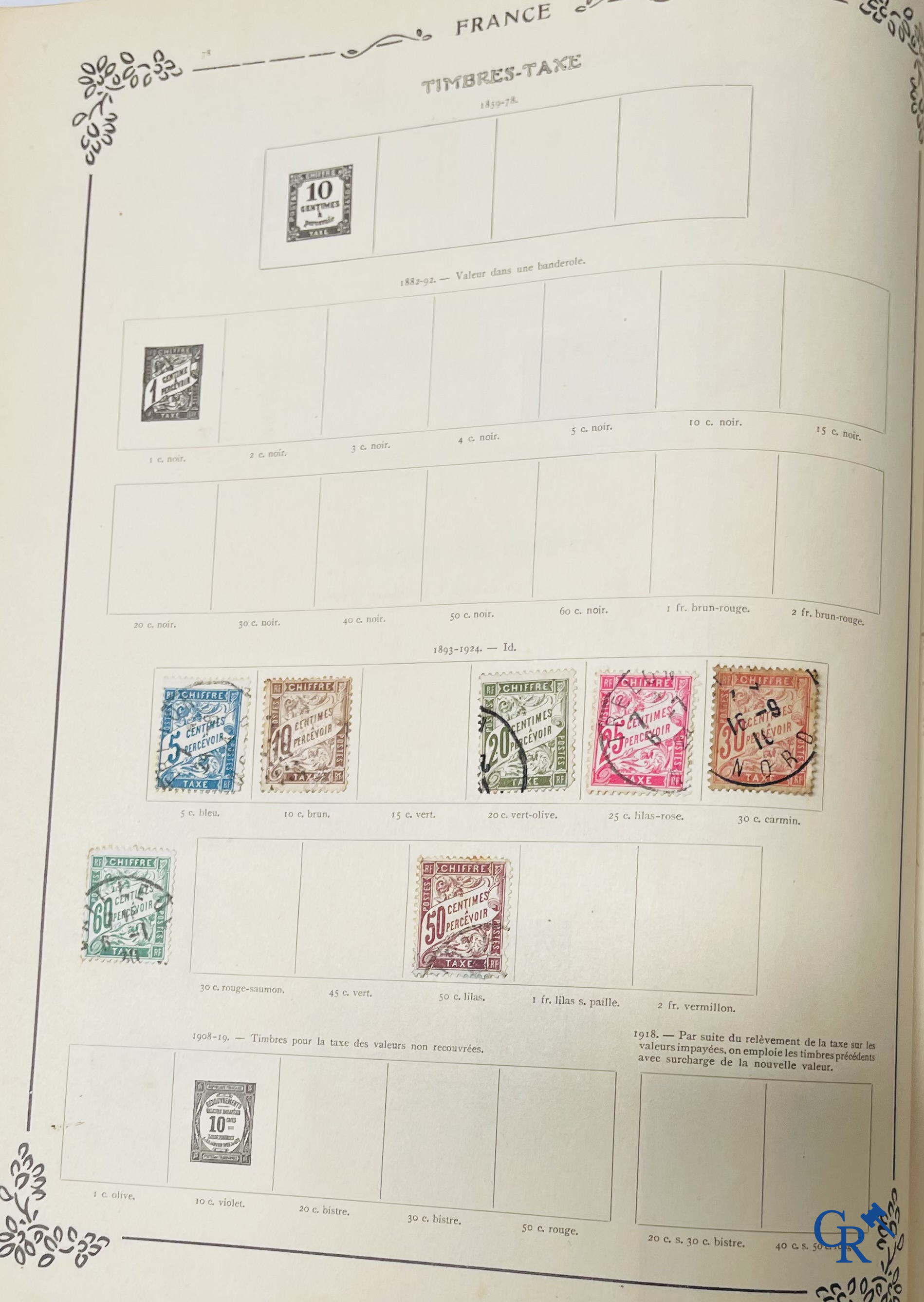Philately. Yvert & Tellier. Album Historique & Géographique de Timbres-Poste des cinq Parties du Monde. 9ème Edition.