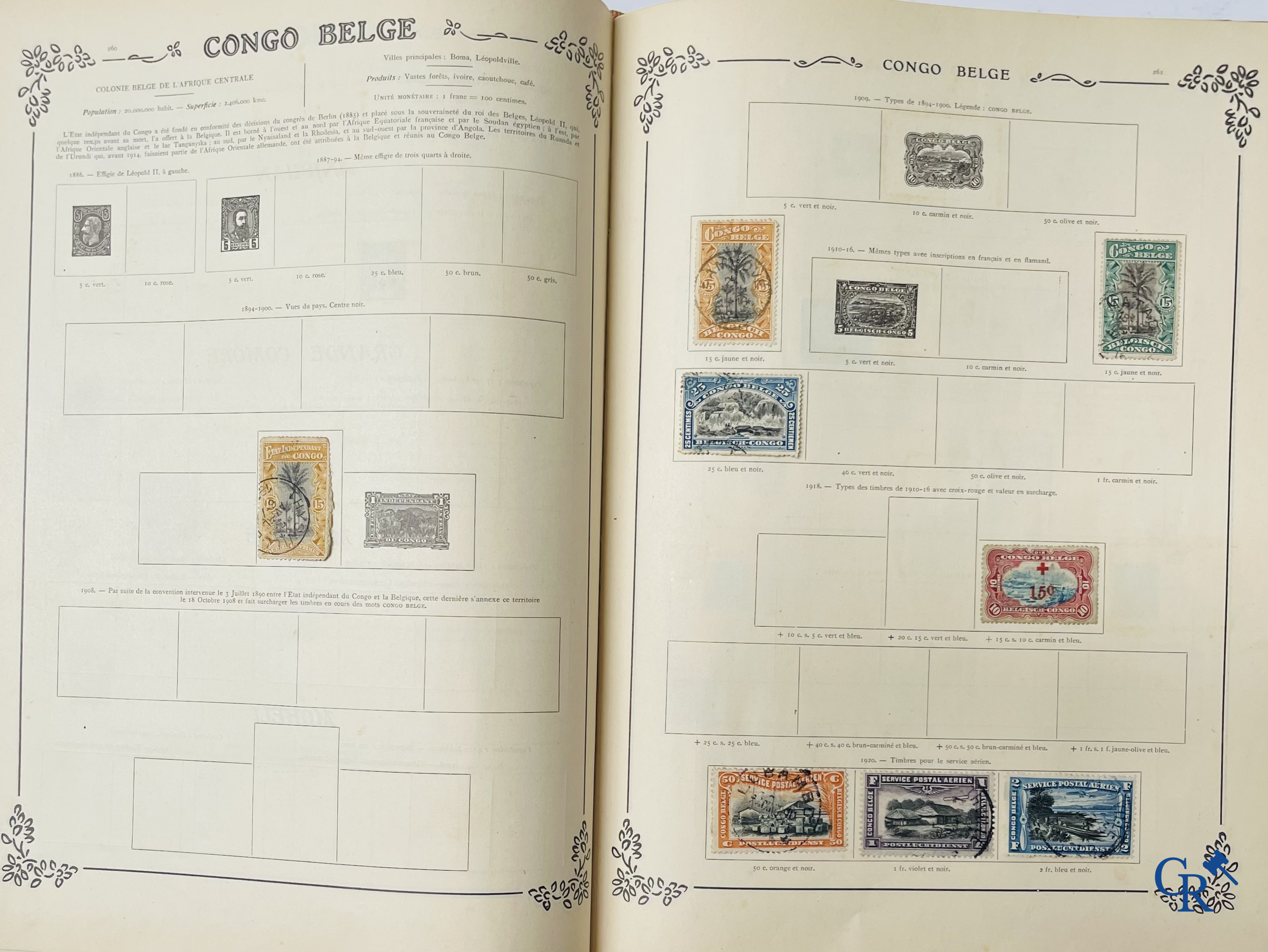 Philately. Yvert & Tellier. Album Historique & Géographique de Timbres-Poste des cinq Parties du Monde. 9ème Edition.