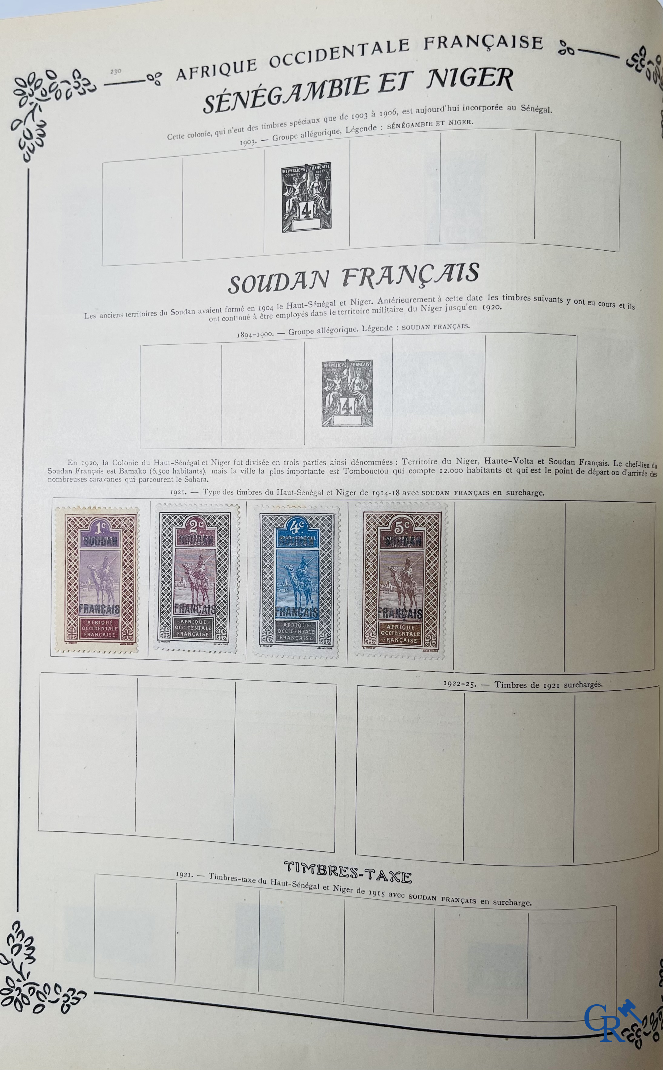 Philately. Yvert & Tellier. Album Historique & Géographique de Timbres-Poste des cinq Parties du Monde. 9ème Edition.