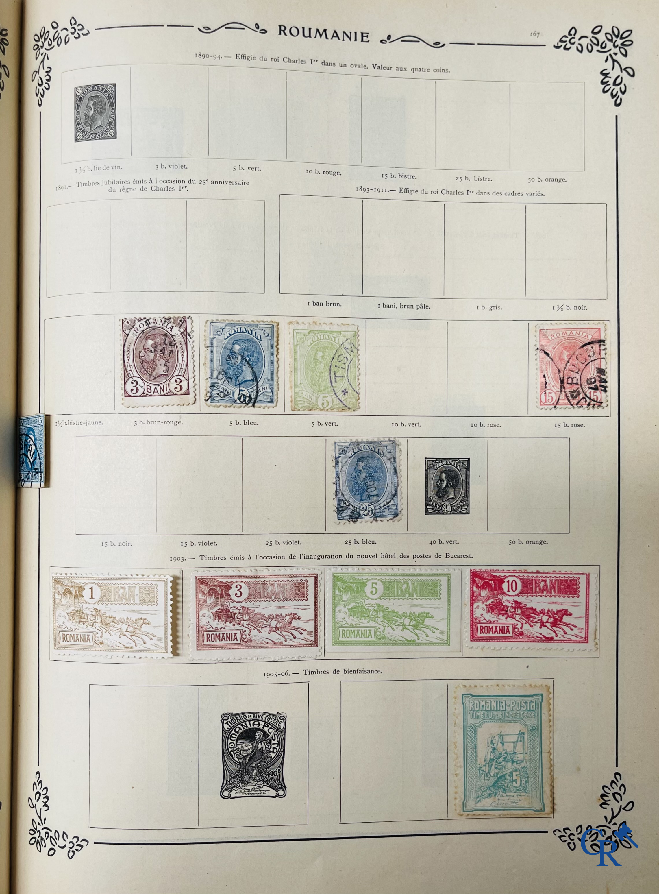 Philately. Yvert & Tellier. Album Historique & Géographique de Timbres-Poste des cinq Parties du Monde. 9ème Edition.