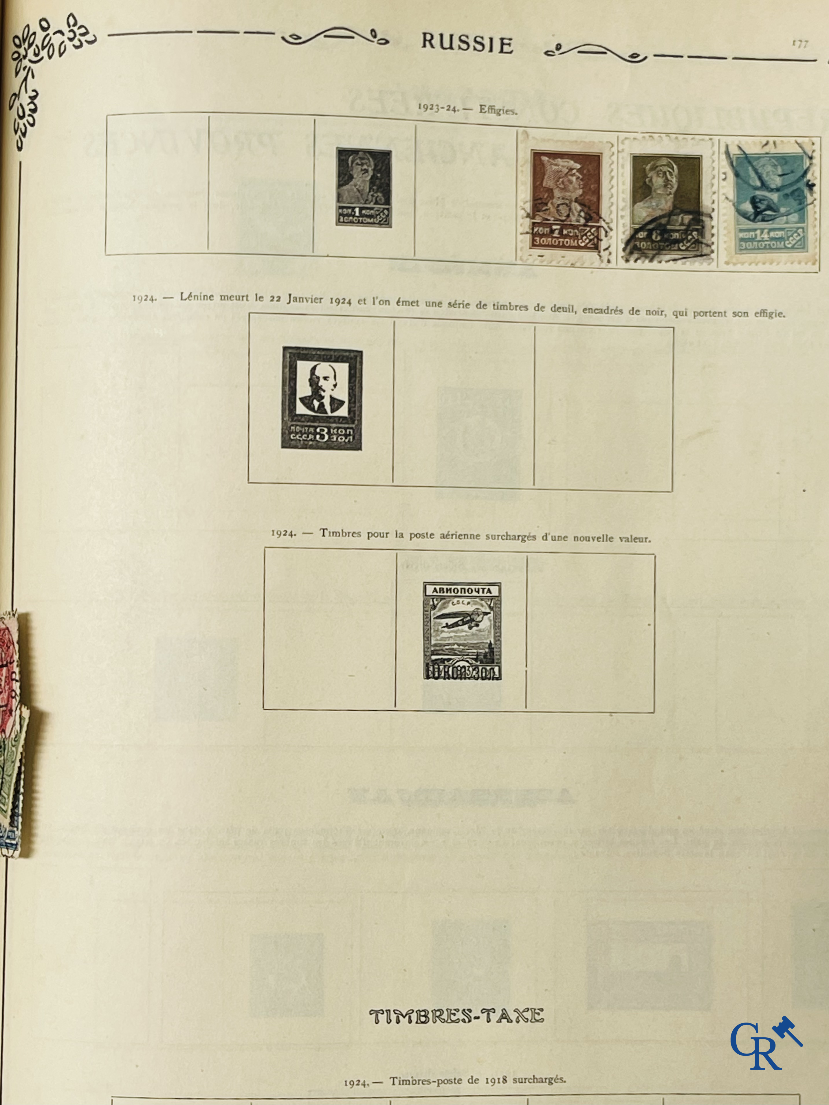 Philately. Yvert & Tellier. Album Historique & Géographique de Timbres-Poste des cinq Parties du Monde. 9ème Edition.