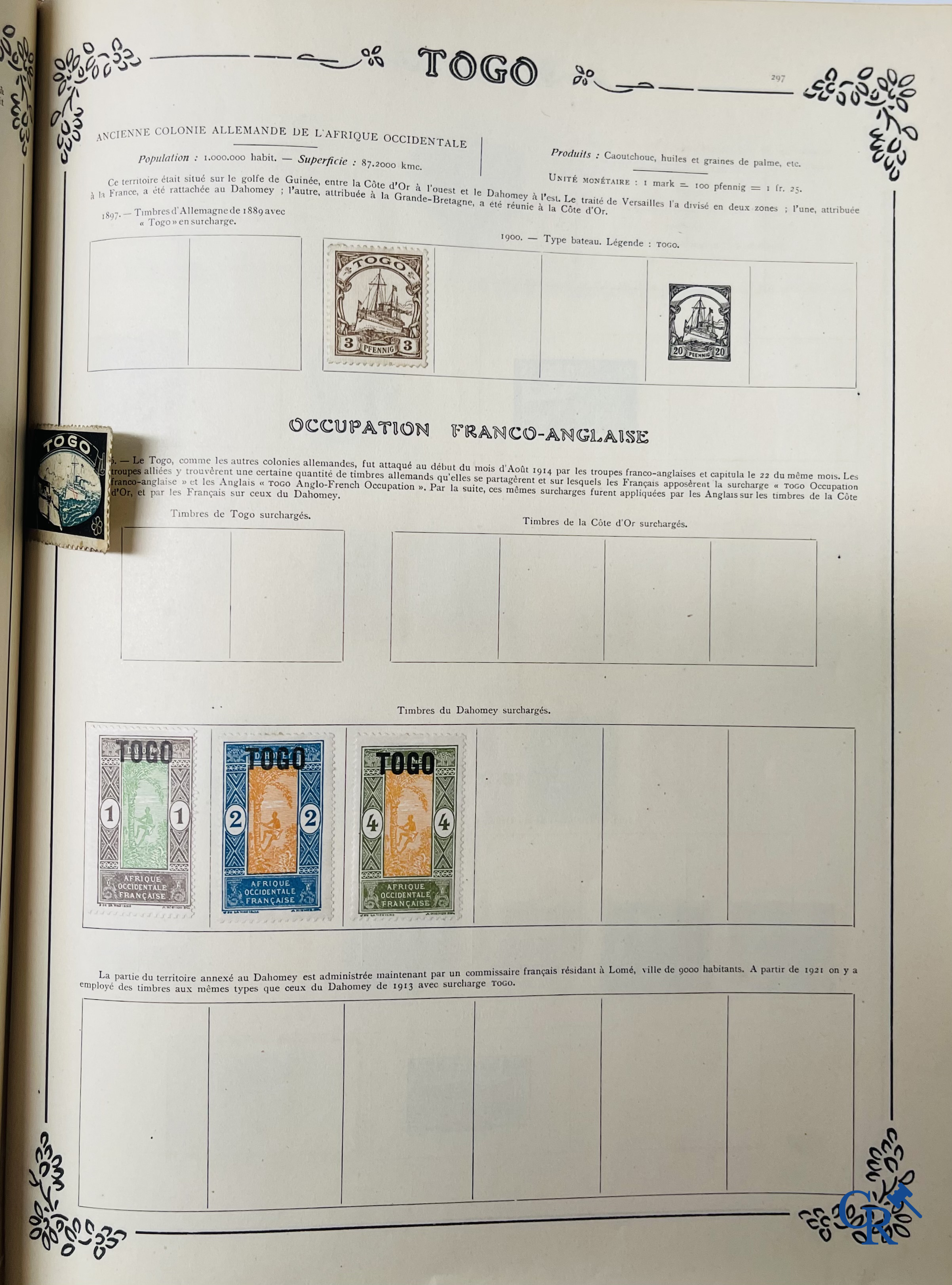 Philately. Yvert & Tellier. Album Historique & Géographique de Timbres-Poste des cinq Parties du Monde. 9ème Edition.