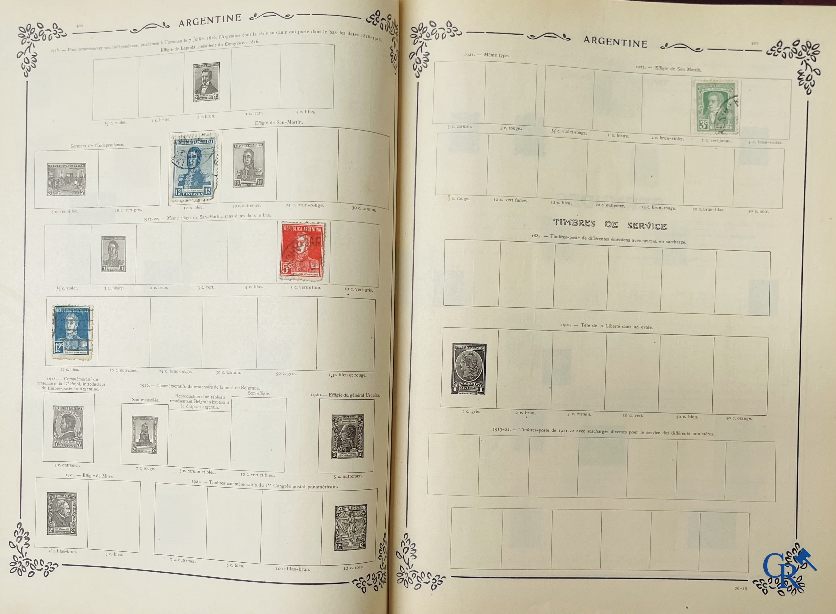 Philately. Yvert & Tellier. Album Historique & Géographique de Timbres-Poste des cinq Parties du Monde. 9ème Edition.