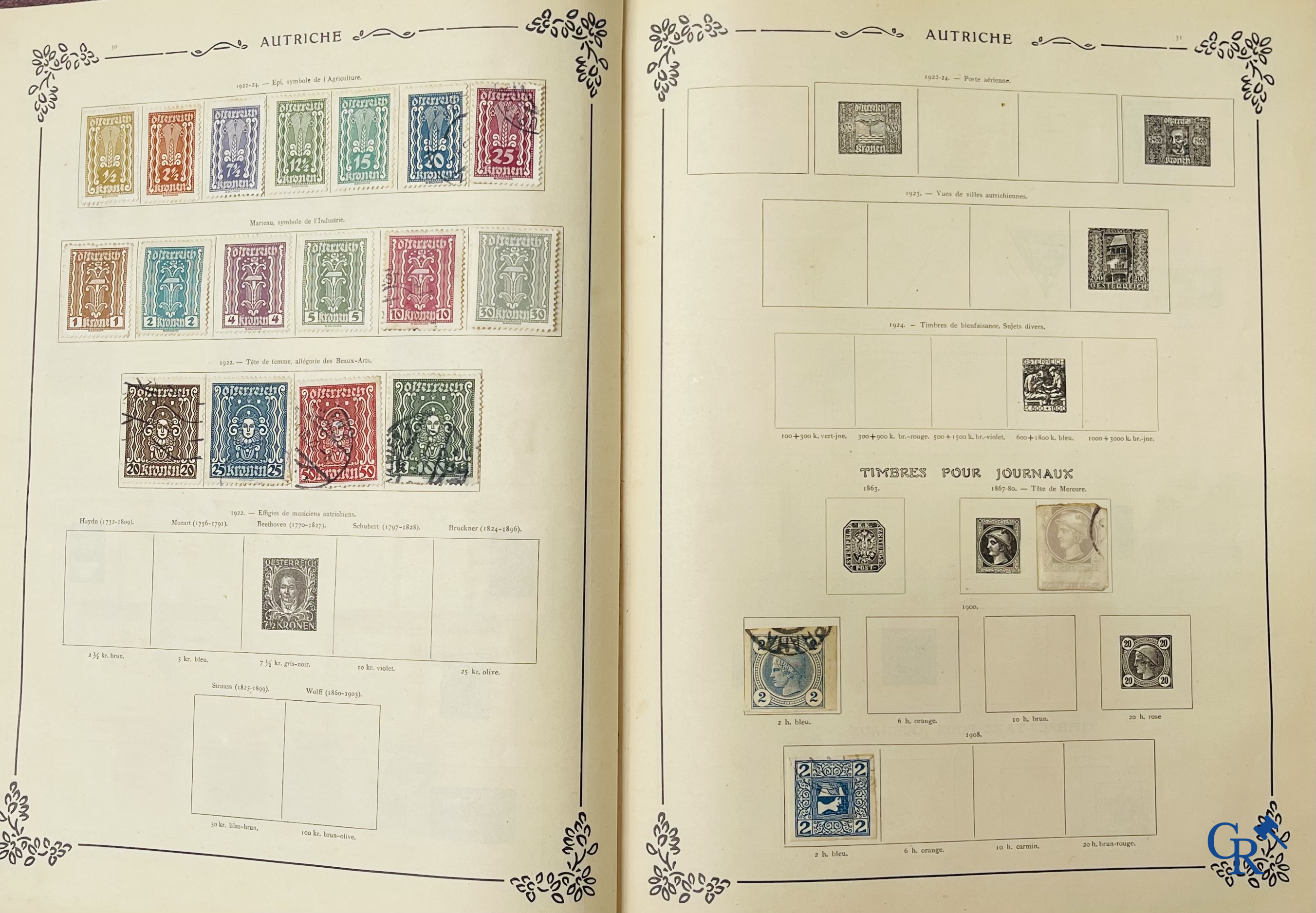 Philately. Yvert & Tellier. Album Historique & Géographique de Timbres-Poste des cinq Parties du Monde. 9ème Edition.