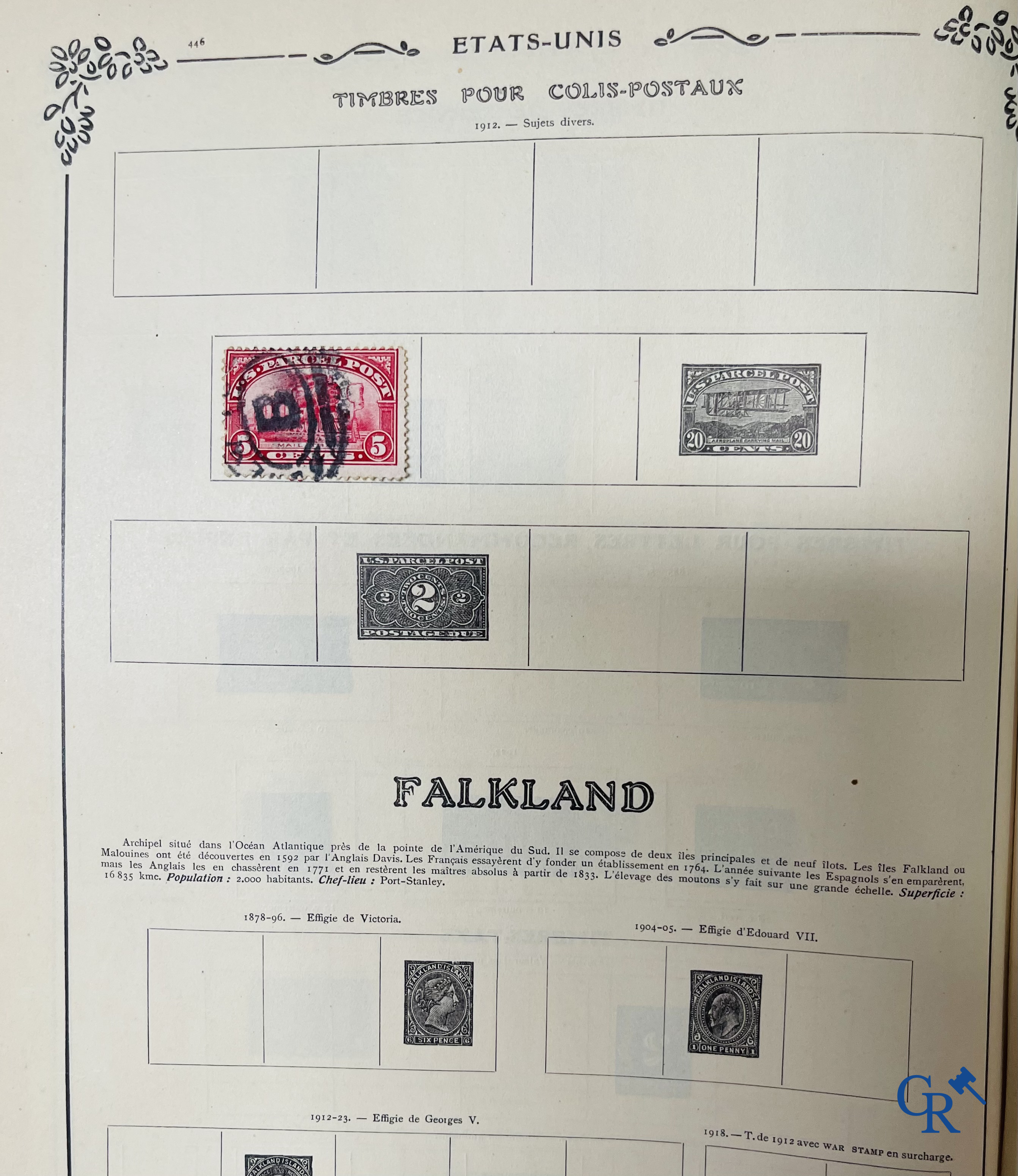 Philately. Yvert & Tellier. Album Historique & Géographique de Timbres-Poste des cinq Parties du Monde. 9ème Edition.