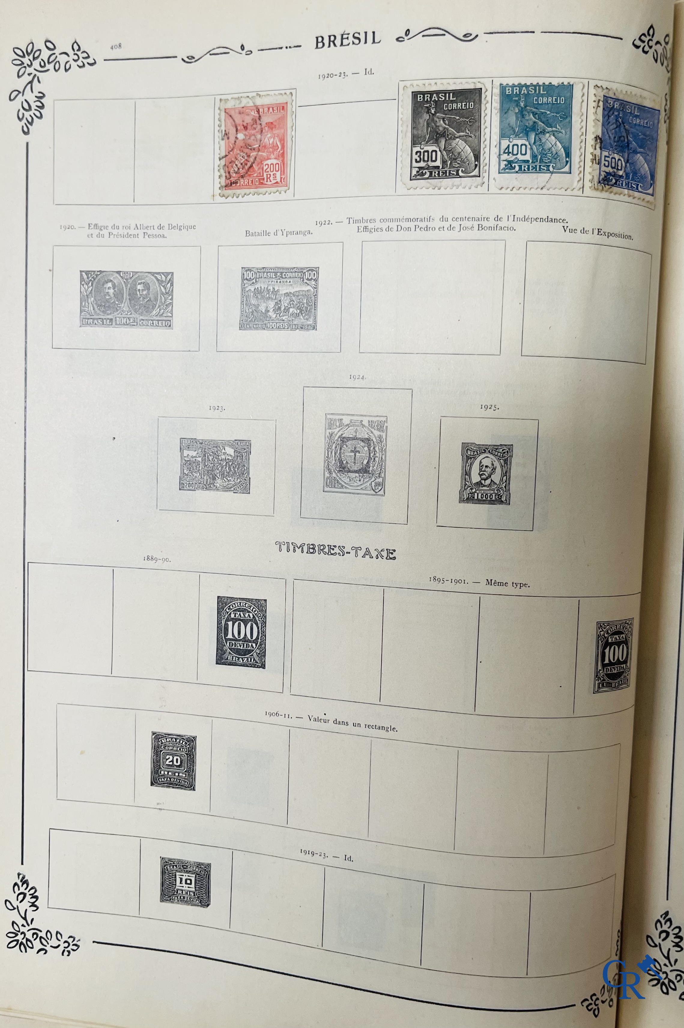 Philately. Yvert & Tellier. Album Historique & Géographique de Timbres-Poste des cinq Parties du Monde. 9ème Edition.