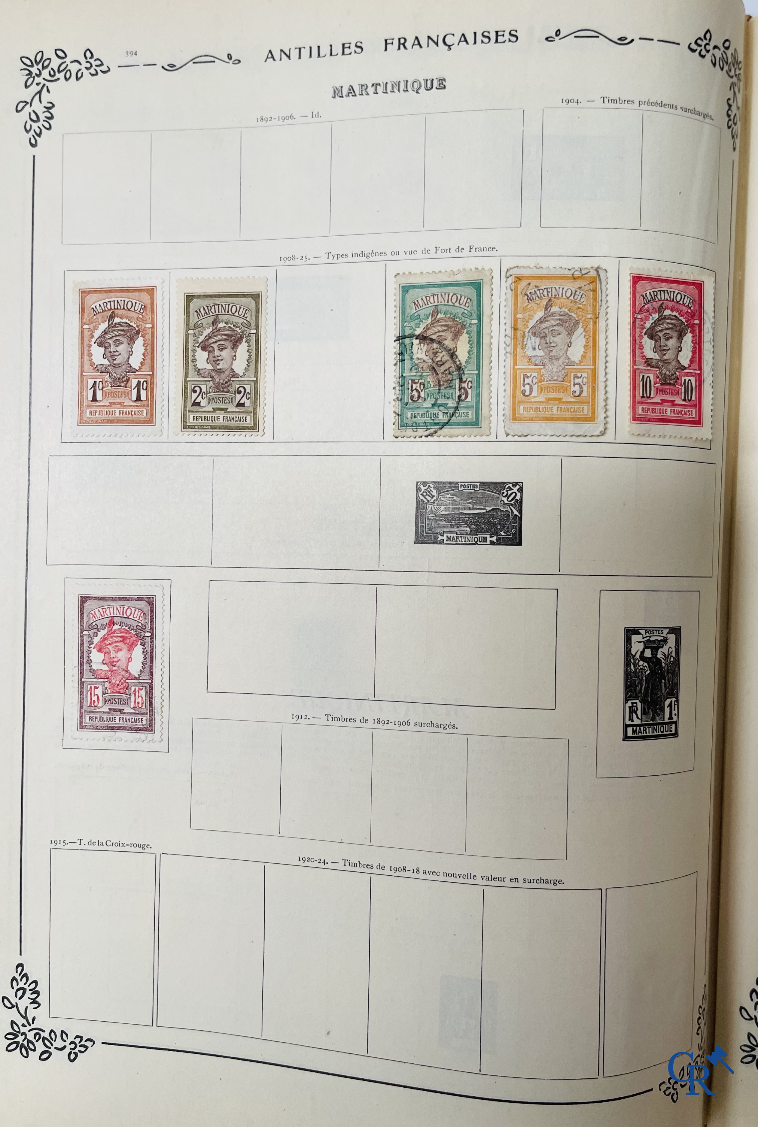 Philately. Yvert & Tellier. Album Historique & Géographique de Timbres-Poste des cinq Parties du Monde. 9ème Edition.