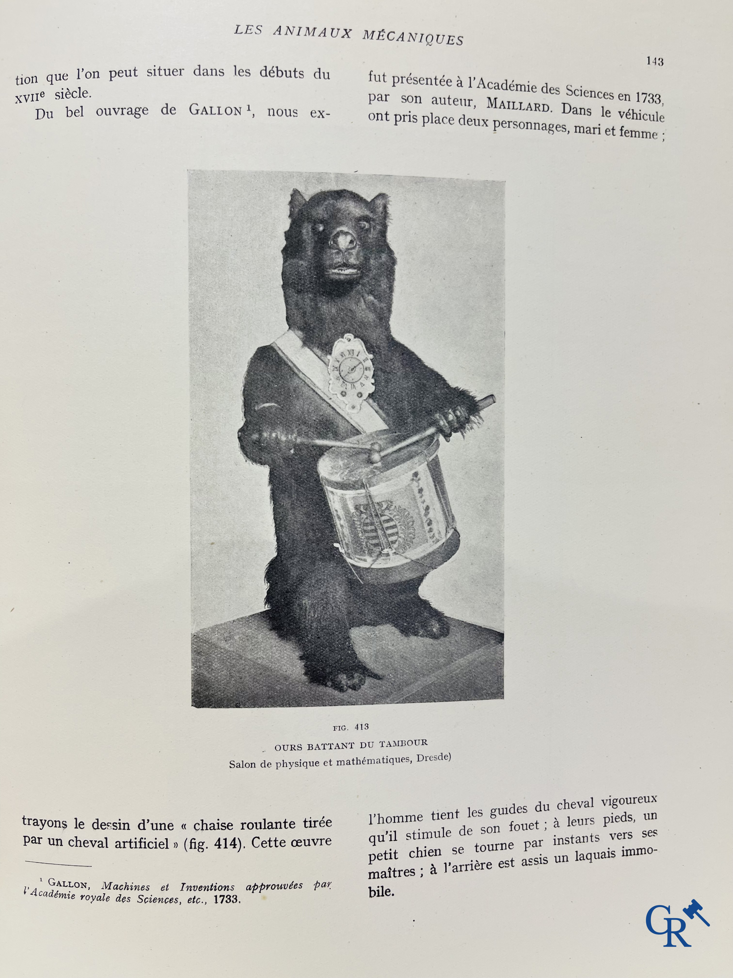 Automates. Rare edition of "Le monde des automates." Alfred Chapuis et Edouard Gélis. Paris 1928.