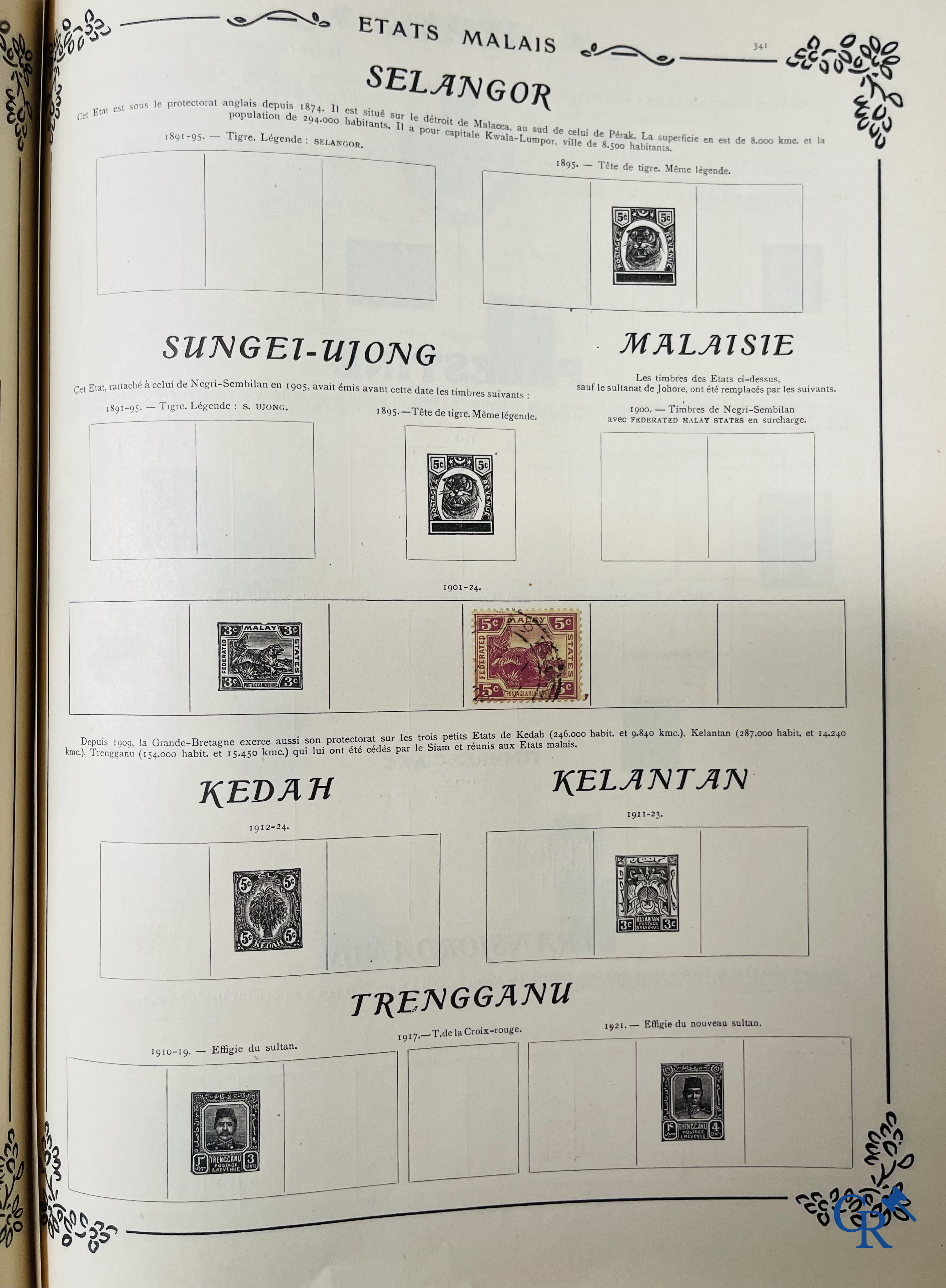 Philately. Yvert & Tellier. Album Historique & Géographique de Timbres-Poste des cinq Parties du Monde. 9ème Edition.