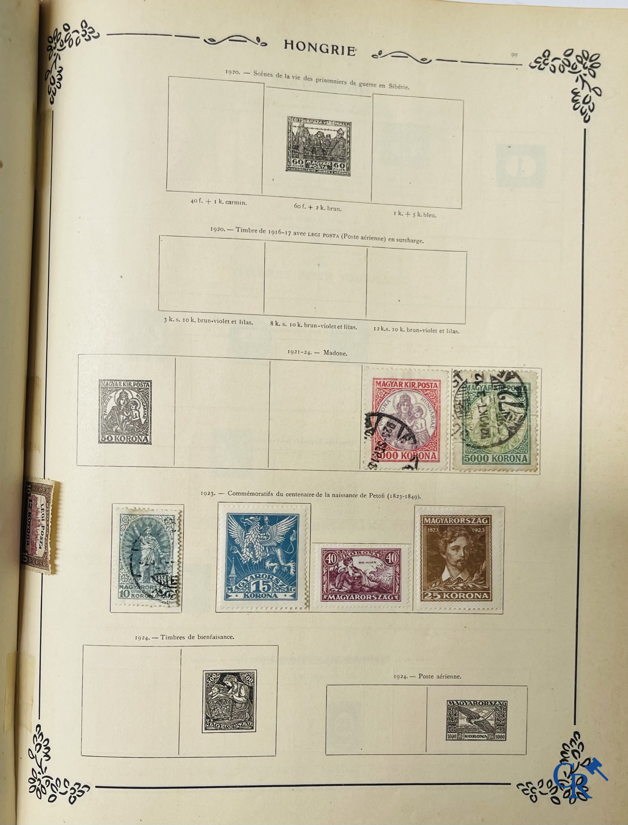 Philately. Yvert & Tellier. Album Historique & Géographique de Timbres-Poste des cinq Parties du Monde. 9ème Edition.