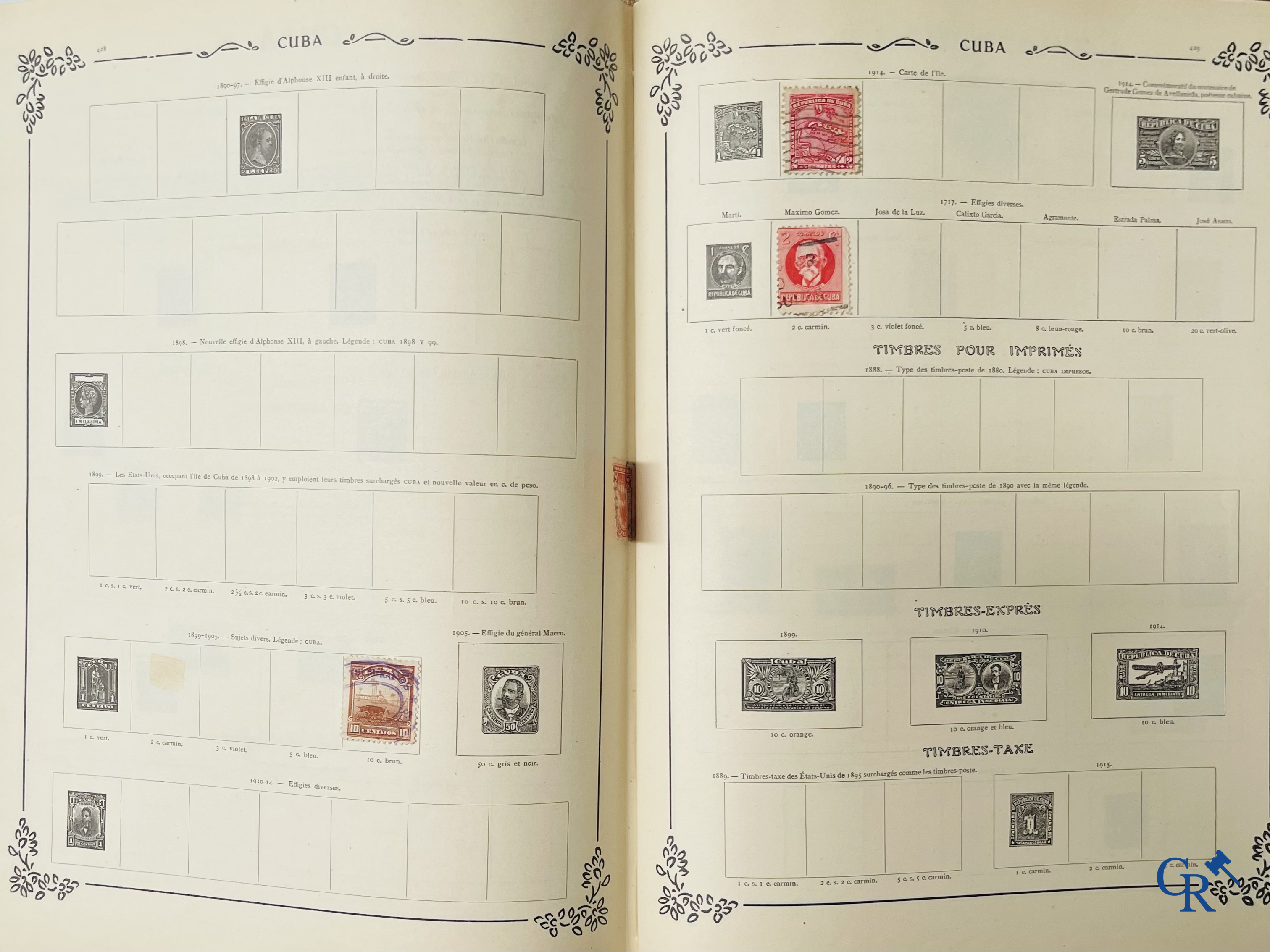 Philately. Yvert & Tellier. Album Historique & Géographique de Timbres-Poste des cinq Parties du Monde. 9ème Edition.
