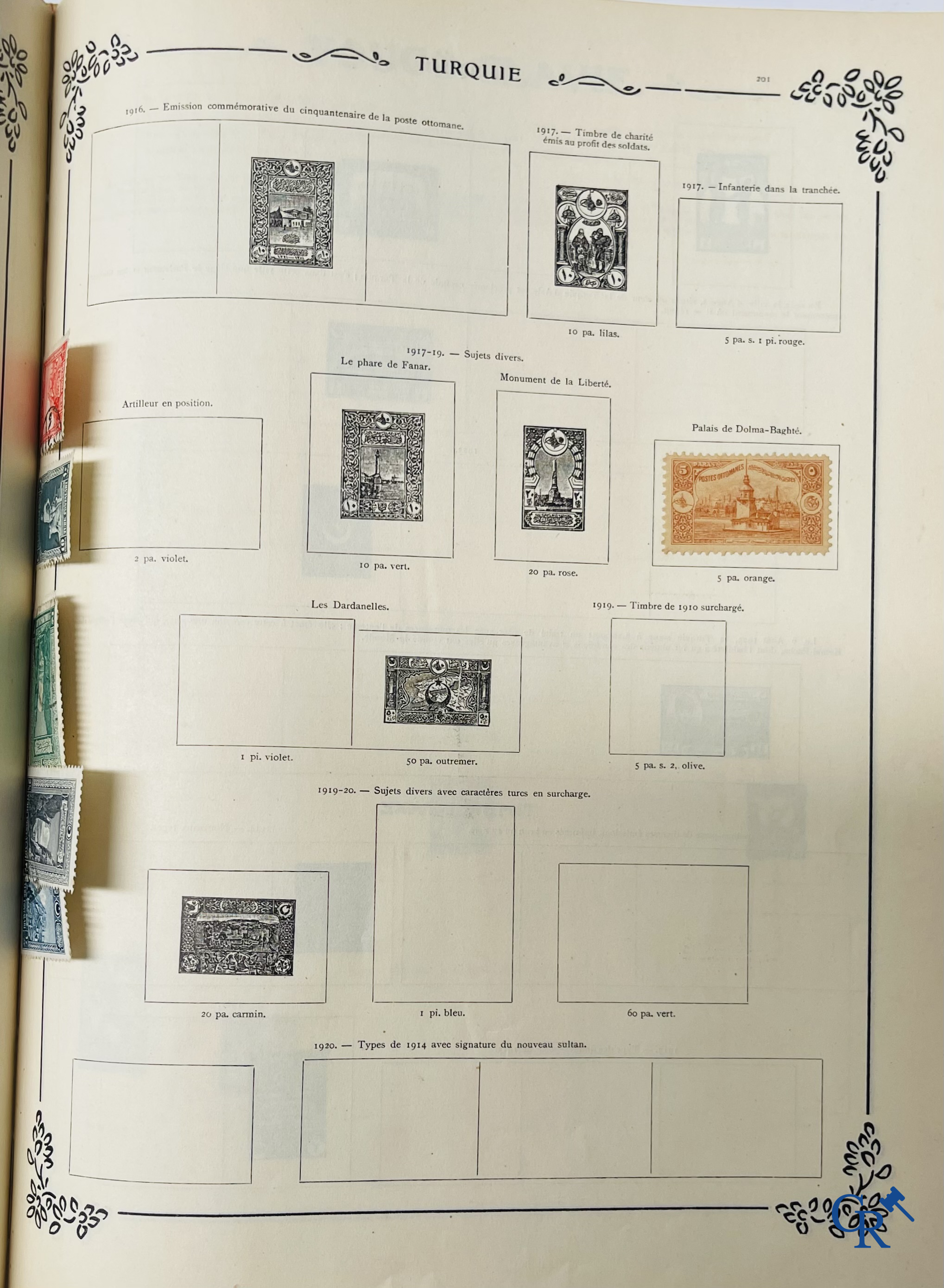 Philately. Yvert & Tellier. Album Historique & Géographique de Timbres-Poste des cinq Parties du Monde. 9ème Edition.