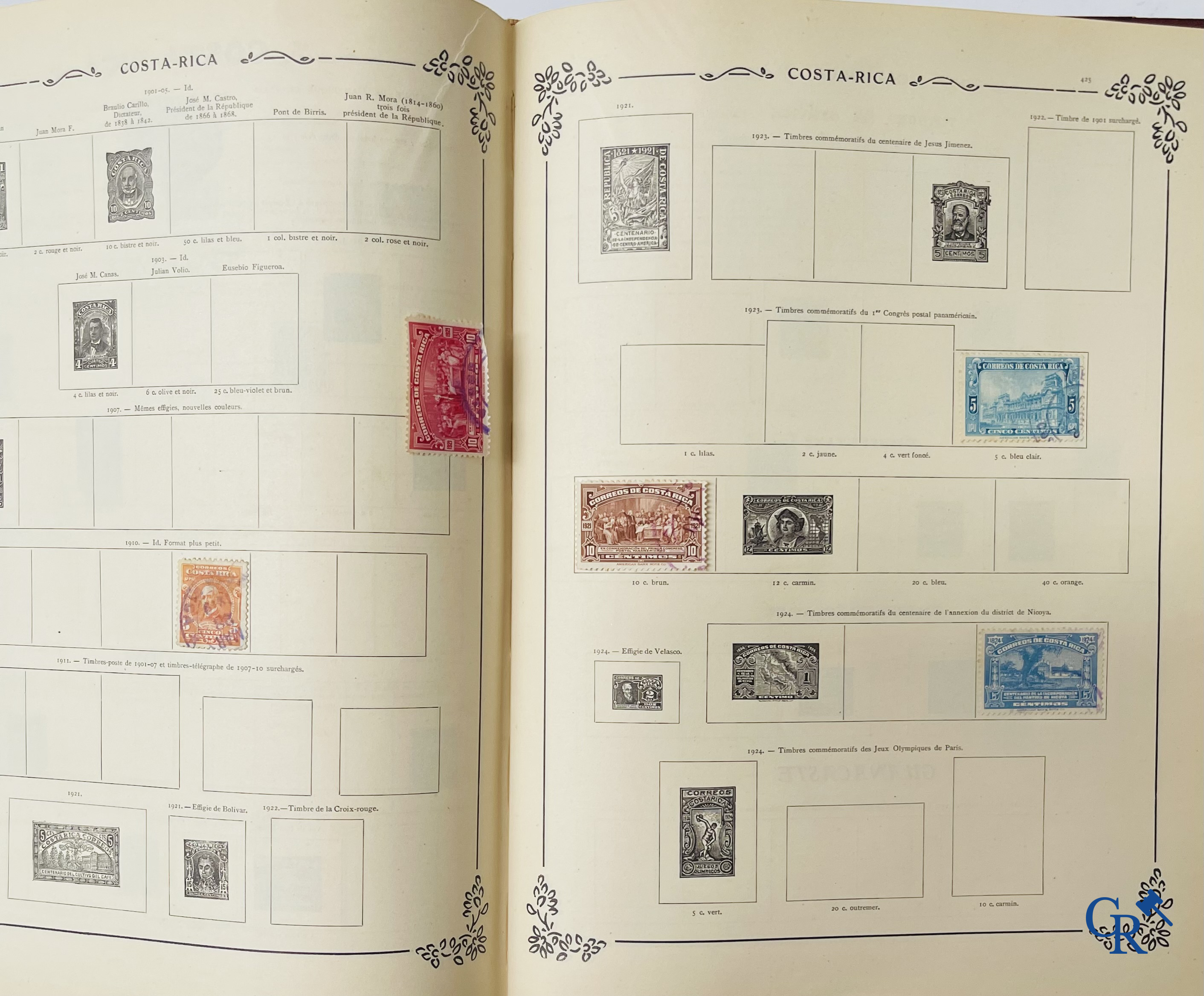 Philately. Yvert & Tellier. Album Historique & Géographique de Timbres-Poste des cinq Parties du Monde. 9ème Edition.