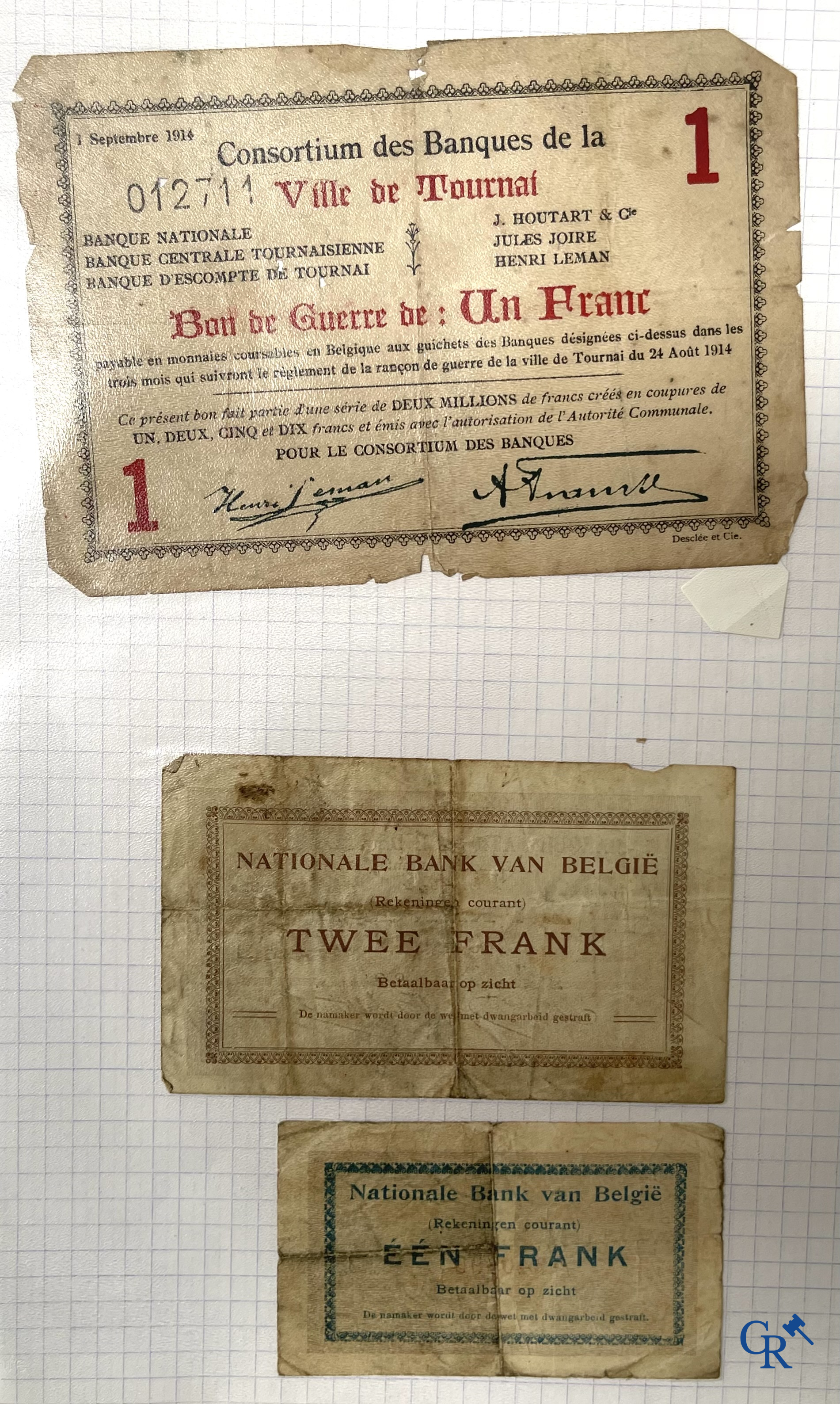 Old coins and banknotes. A large collection of old coins and banknotes. Multiple coins in silver.