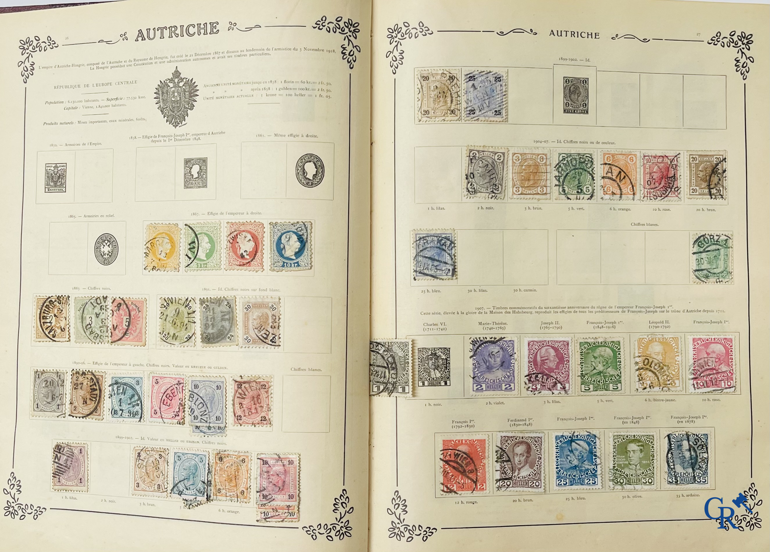 Philately. Yvert & Tellier. Album Historique & Géographique de Timbres-Poste des cinq Parties du Monde. 9ème Edition.