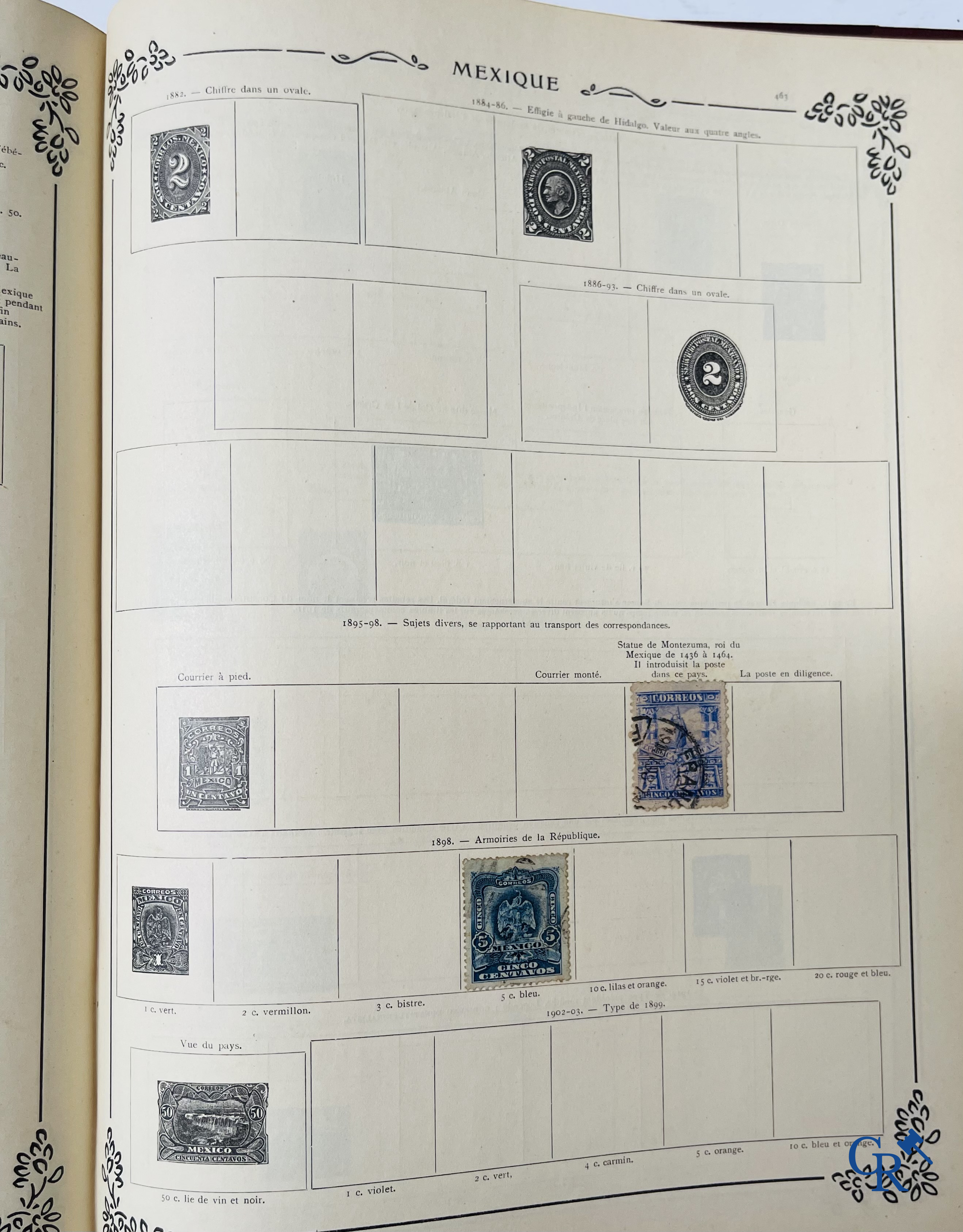 Philately. Yvert & Tellier. Album Historique & Géographique de Timbres-Poste des cinq Parties du Monde. 9ème Edition.