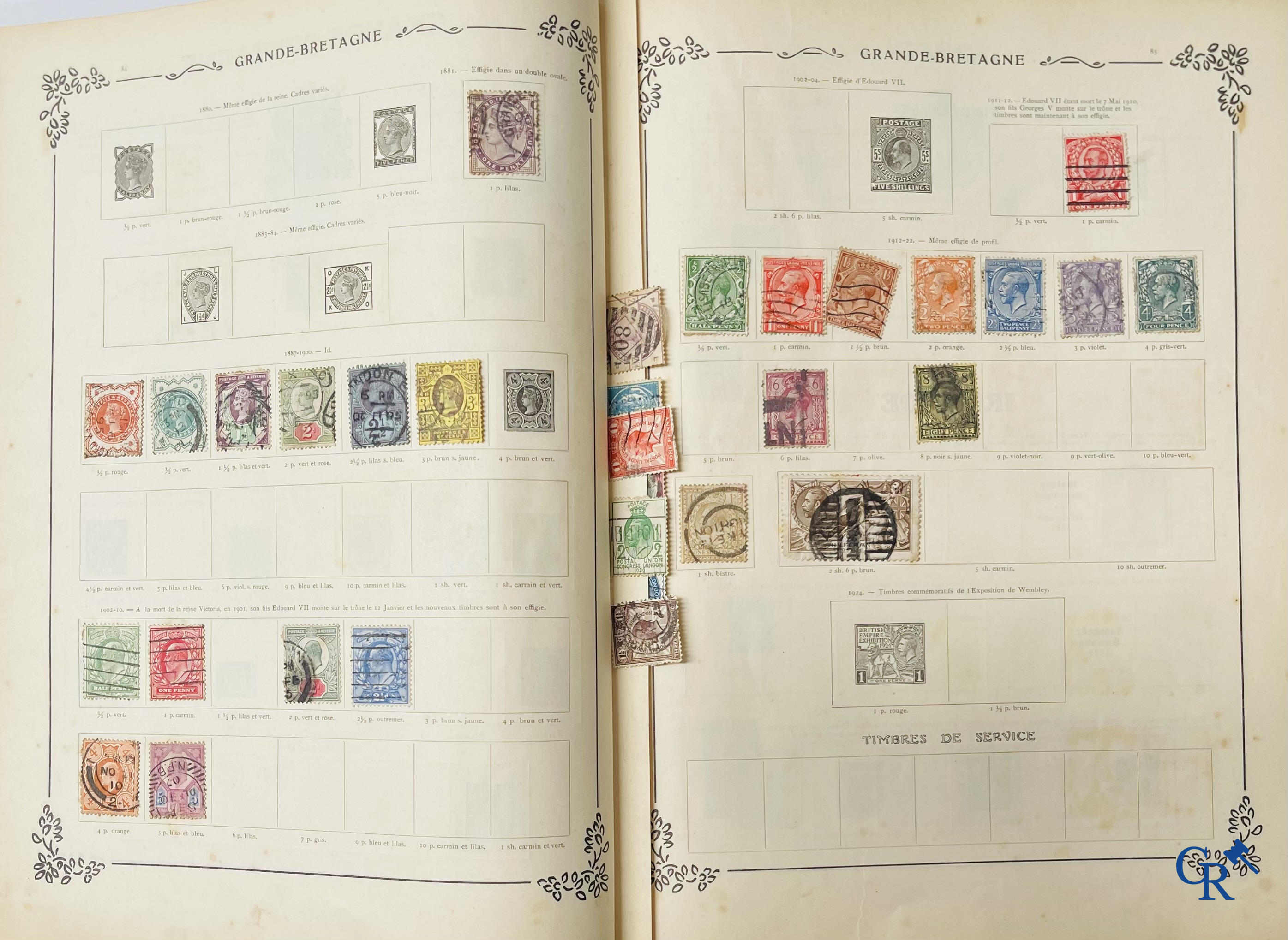 Philately. Yvert & Tellier. Album Historique & Géographique de Timbres-Poste des cinq Parties du Monde. 9ème Edition.