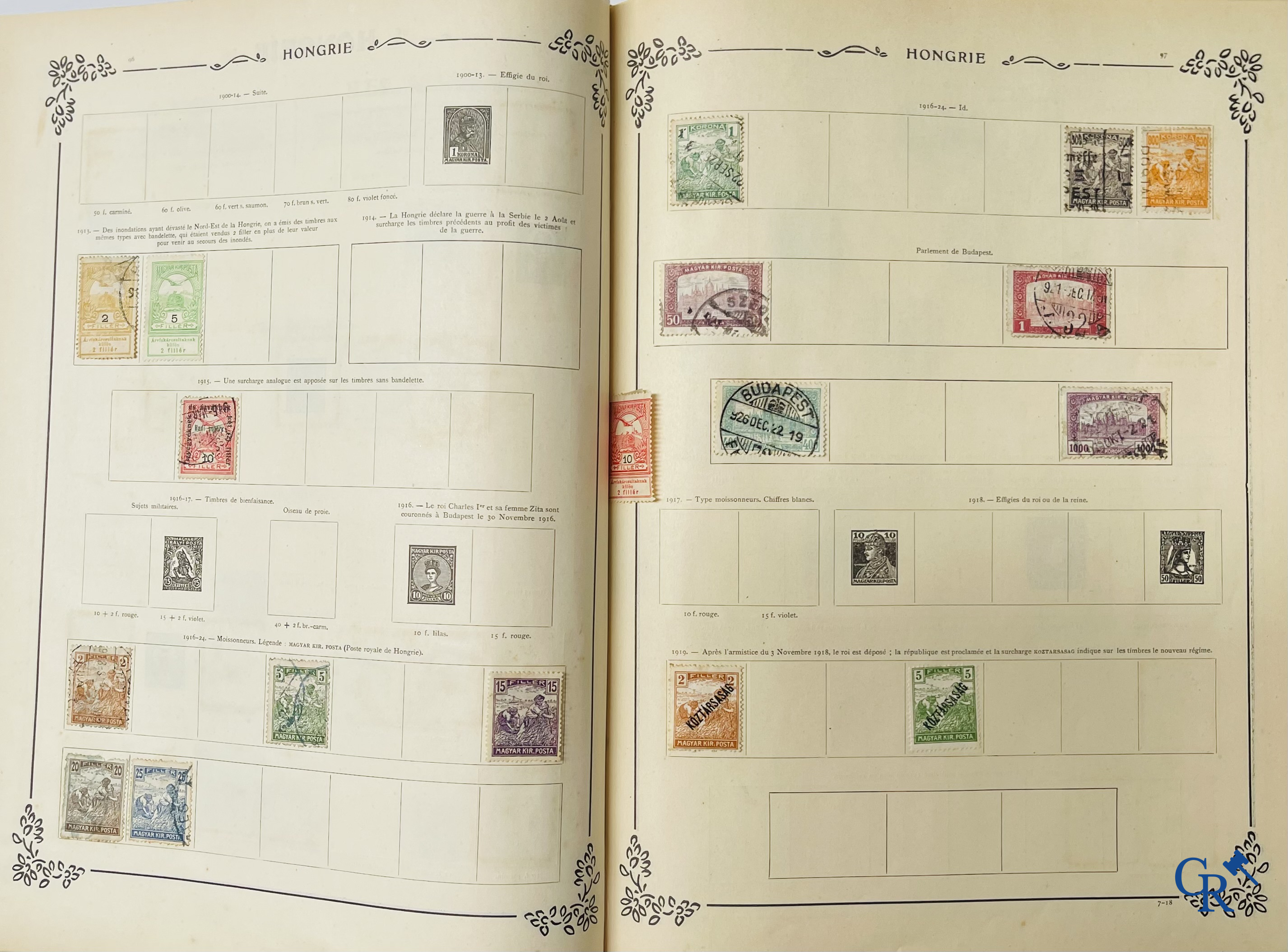 Philately. Yvert & Tellier. Album Historique & Géographique de Timbres-Poste des cinq Parties du Monde. 9ème Edition.