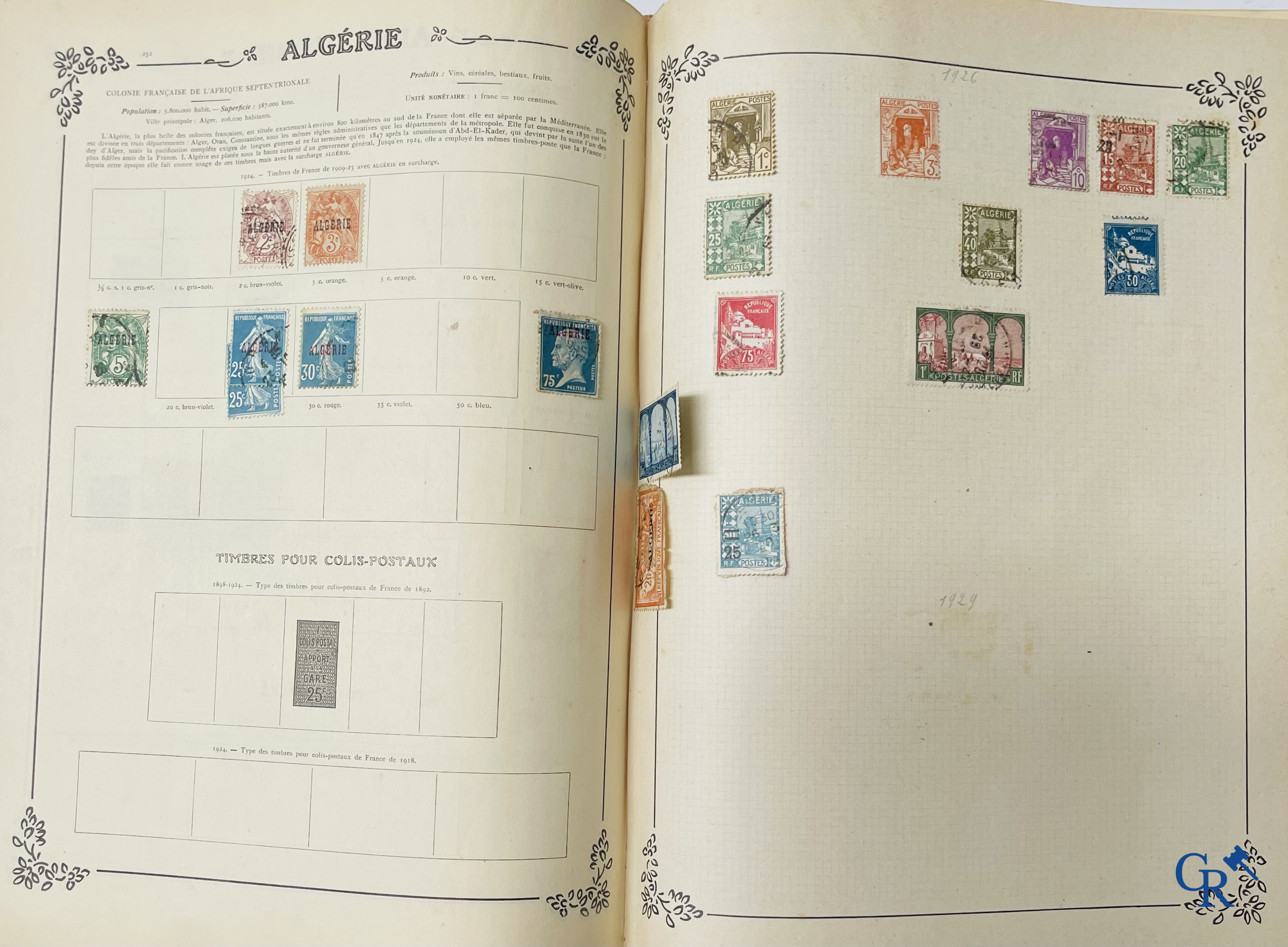 Philately. Yvert & Tellier. Album Historique & Géographique de Timbres-Poste des cinq Parties du Monde. 9ème Edition.