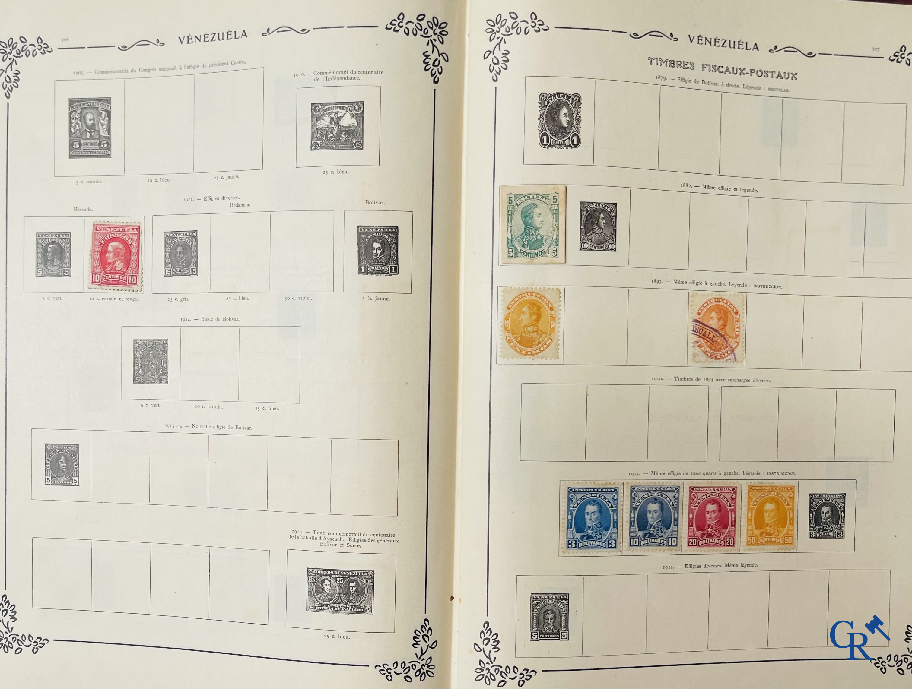 Philately. Yvert & Tellier. Album Historique & Géographique de Timbres-Poste des cinq Parties du Monde. 9ème Edition.