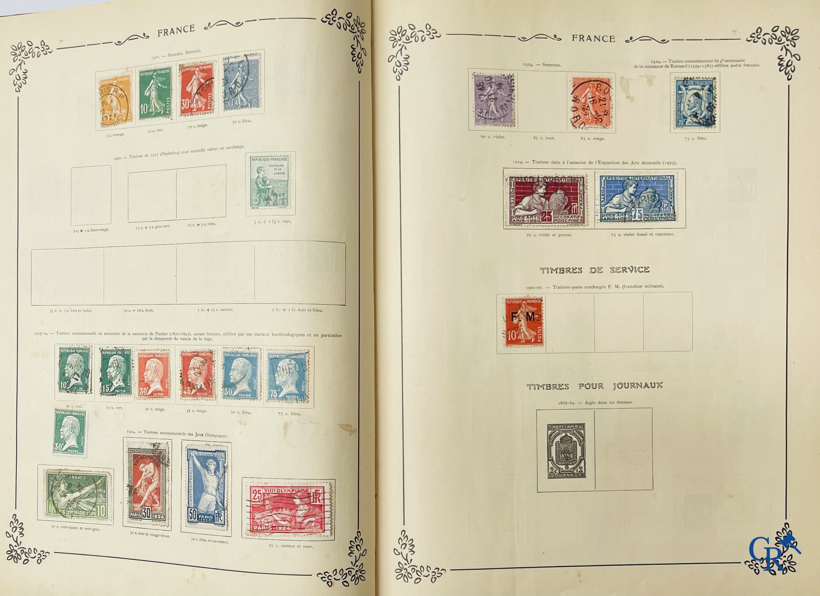 Philately. Yvert & Tellier. Album Historique & Géographique de Timbres-Poste des cinq Parties du Monde. 9ème Edition.