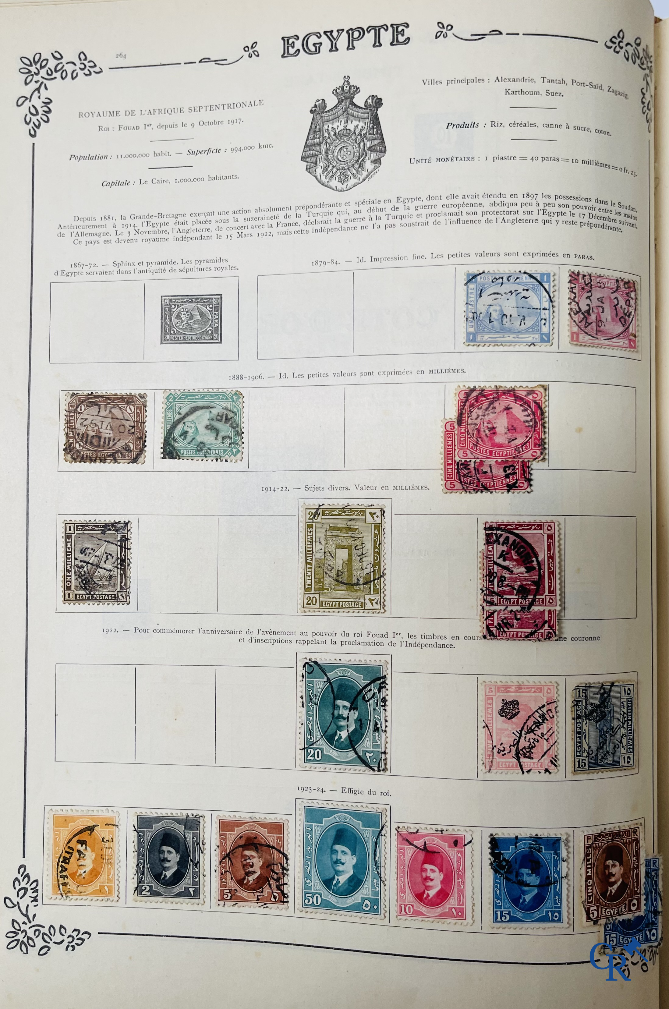 Philately. Yvert & Tellier. Album Historique & Géographique de Timbres-Poste des cinq Parties du Monde. 9ème Edition.
