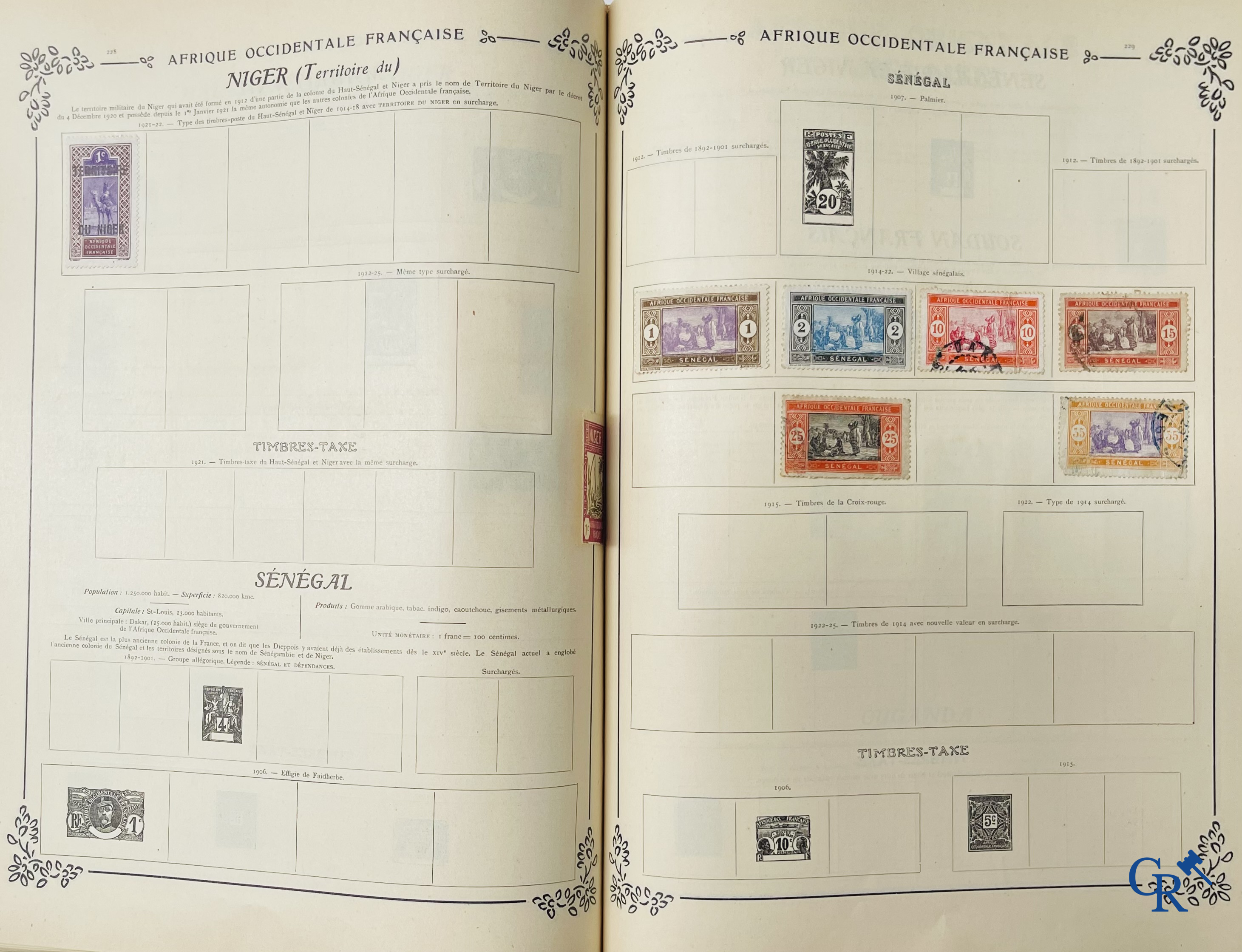 Philately. Yvert & Tellier. Album Historique & Géographique de Timbres-Poste des cinq Parties du Monde. 9ème Edition.
