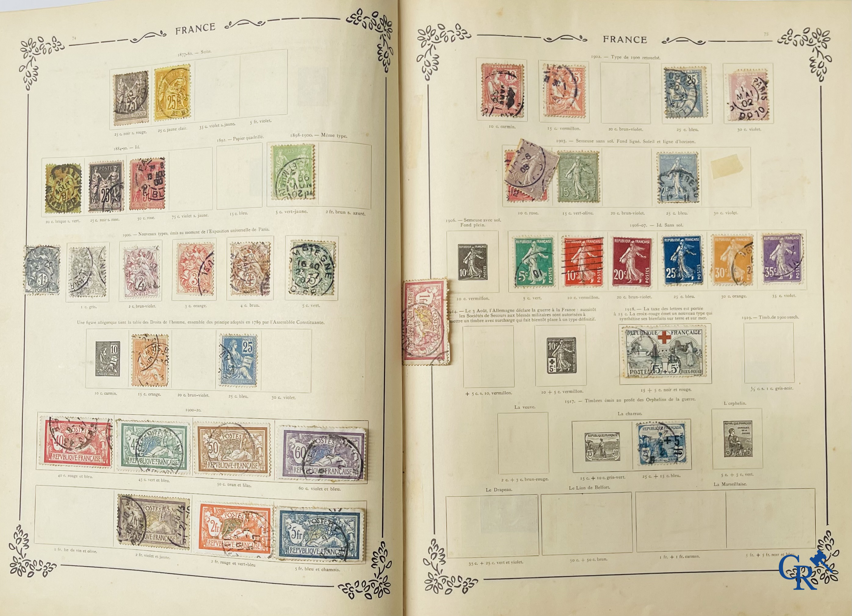 Philately. Yvert & Tellier. Album Historique & Géographique de Timbres-Poste des cinq Parties du Monde. 9ème Edition.