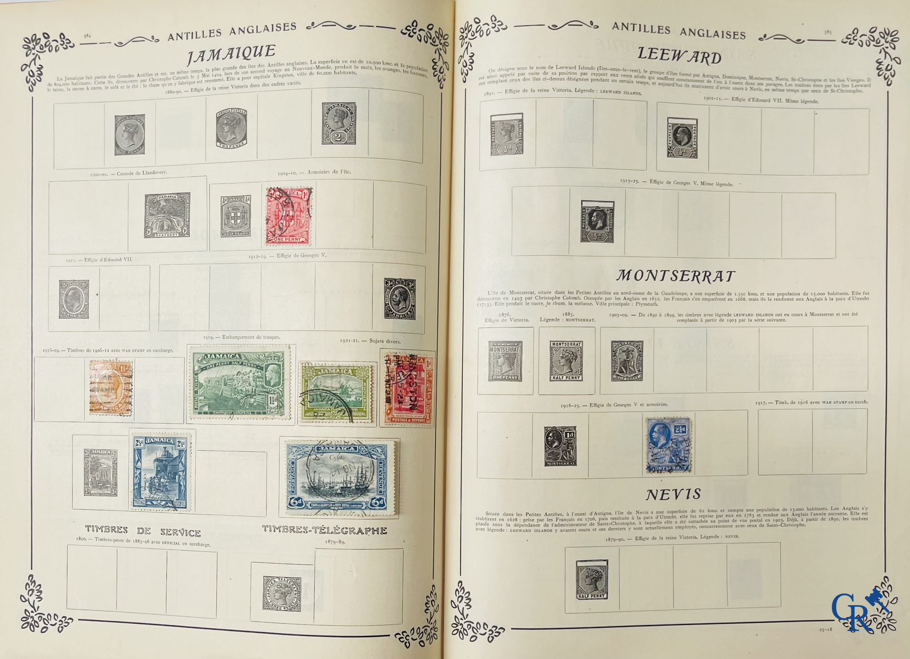 Philately. Yvert & Tellier. Album Historique & Géographique de Timbres-Poste des cinq Parties du Monde. 9ème Edition.