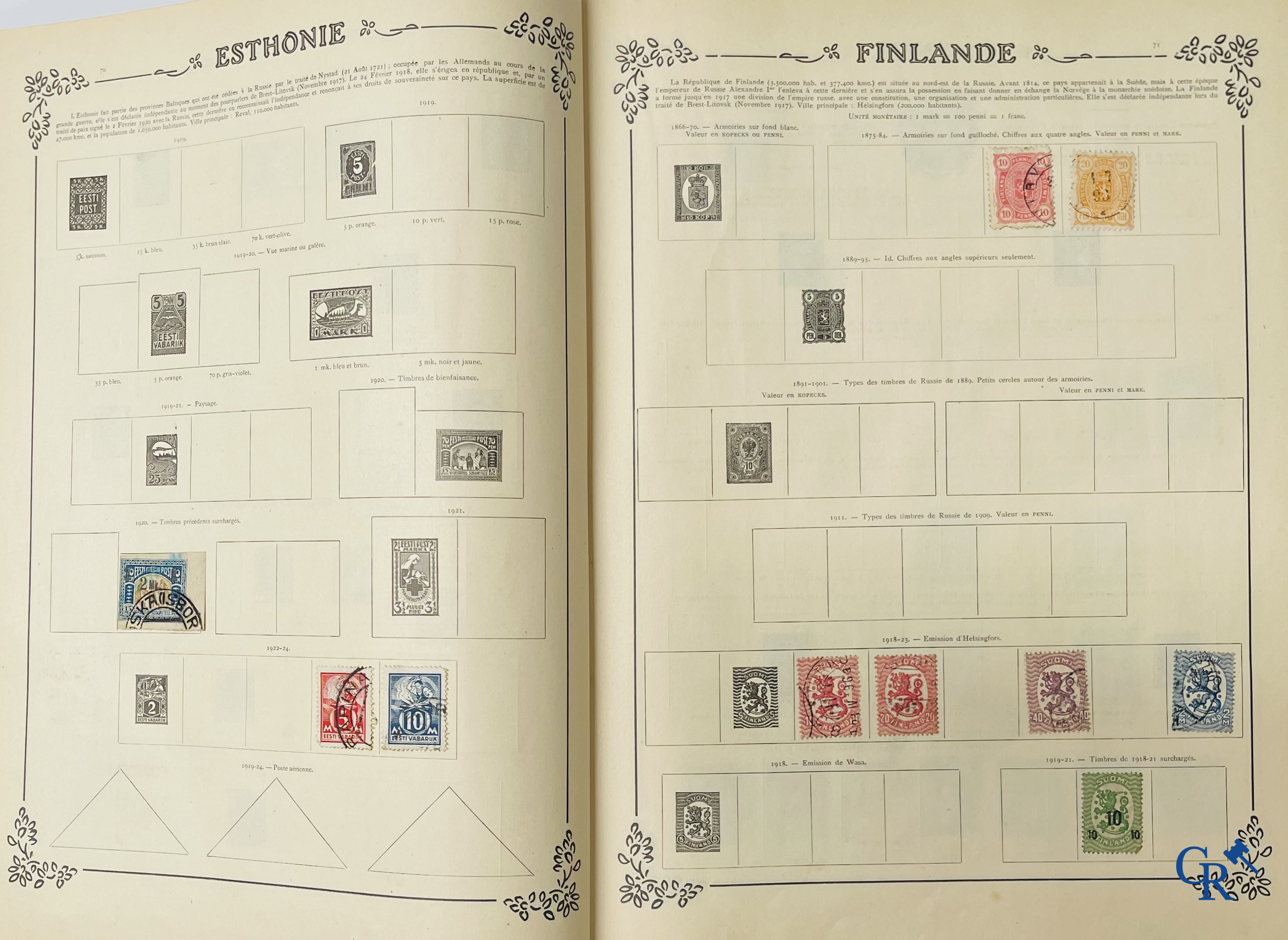 Philately. Yvert & Tellier. Album Historique & Géographique de Timbres-Poste des cinq Parties du Monde. 9ème Edition.