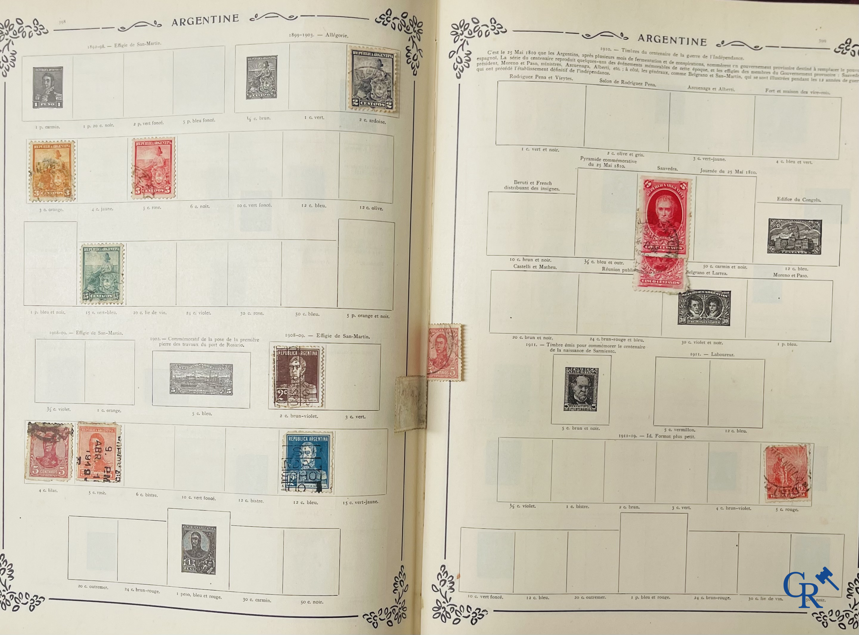 Philately. Yvert & Tellier. Album Historique & Géographique de Timbres-Poste des cinq Parties du Monde. 9ème Edition.