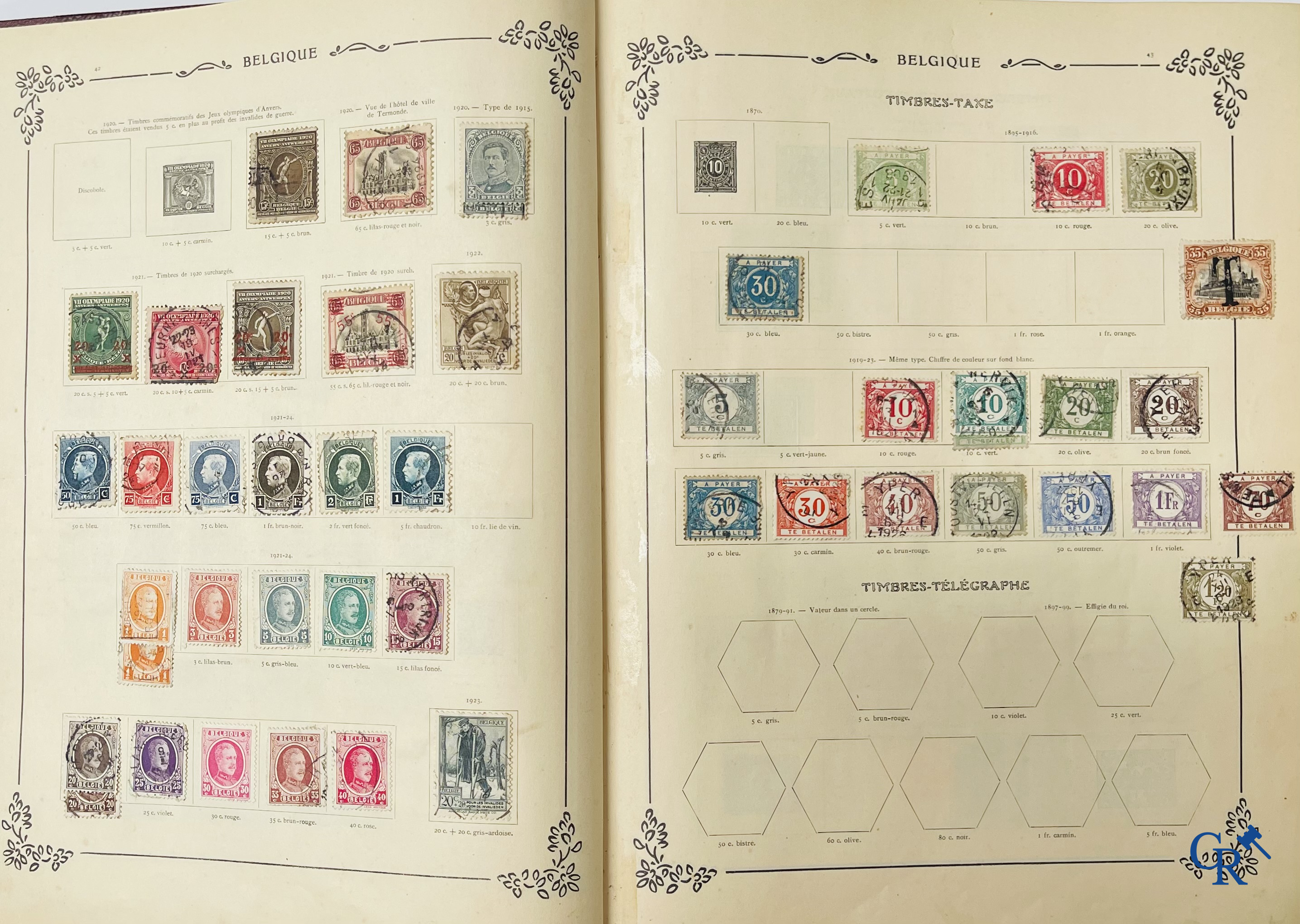 Philately. Yvert & Tellier. Album Historique & Géographique de Timbres-Poste des cinq Parties du Monde. 9ème Edition.