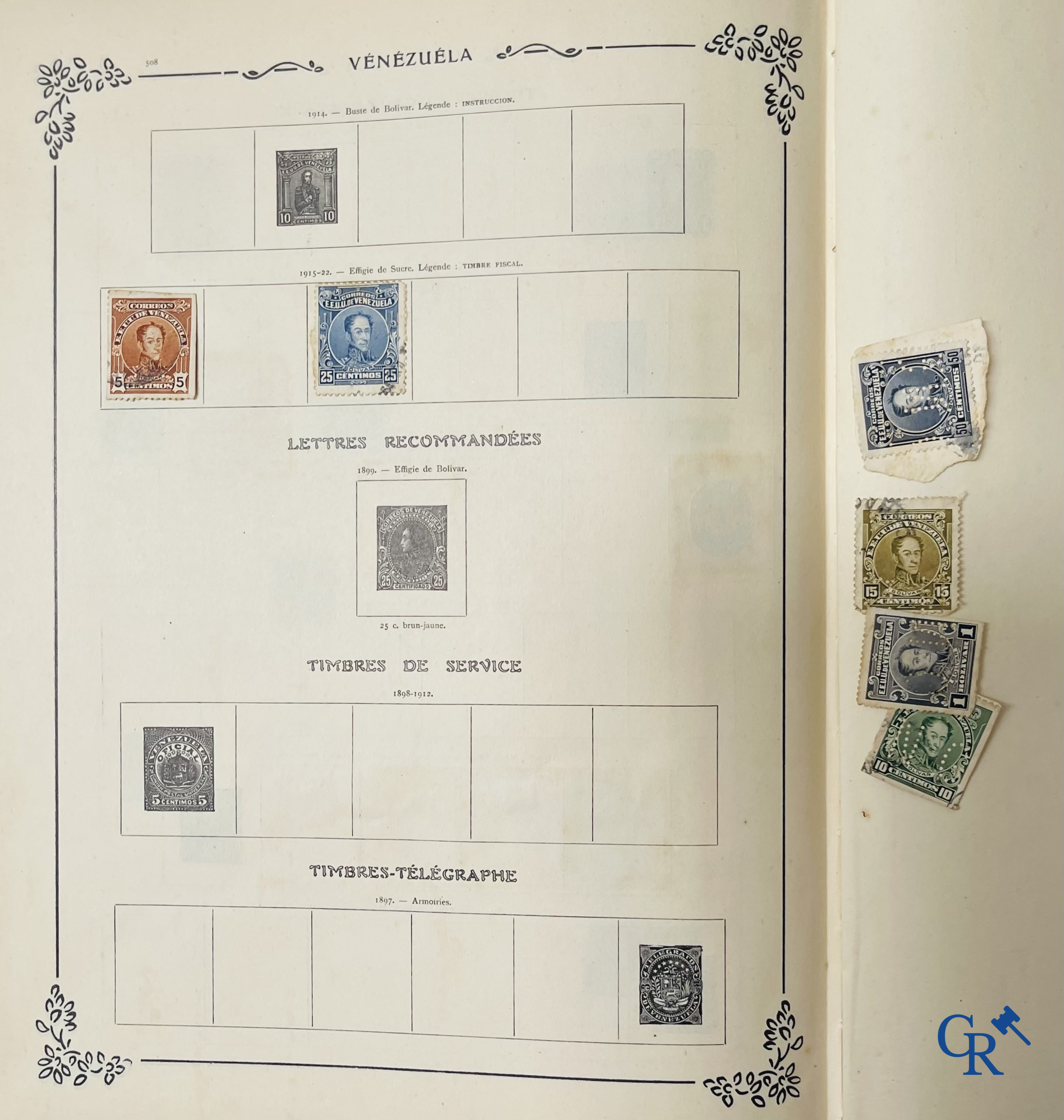 Philately. Yvert & Tellier. Album Historique & Géographique de Timbres-Poste des cinq Parties du Monde. 9ème Edition.